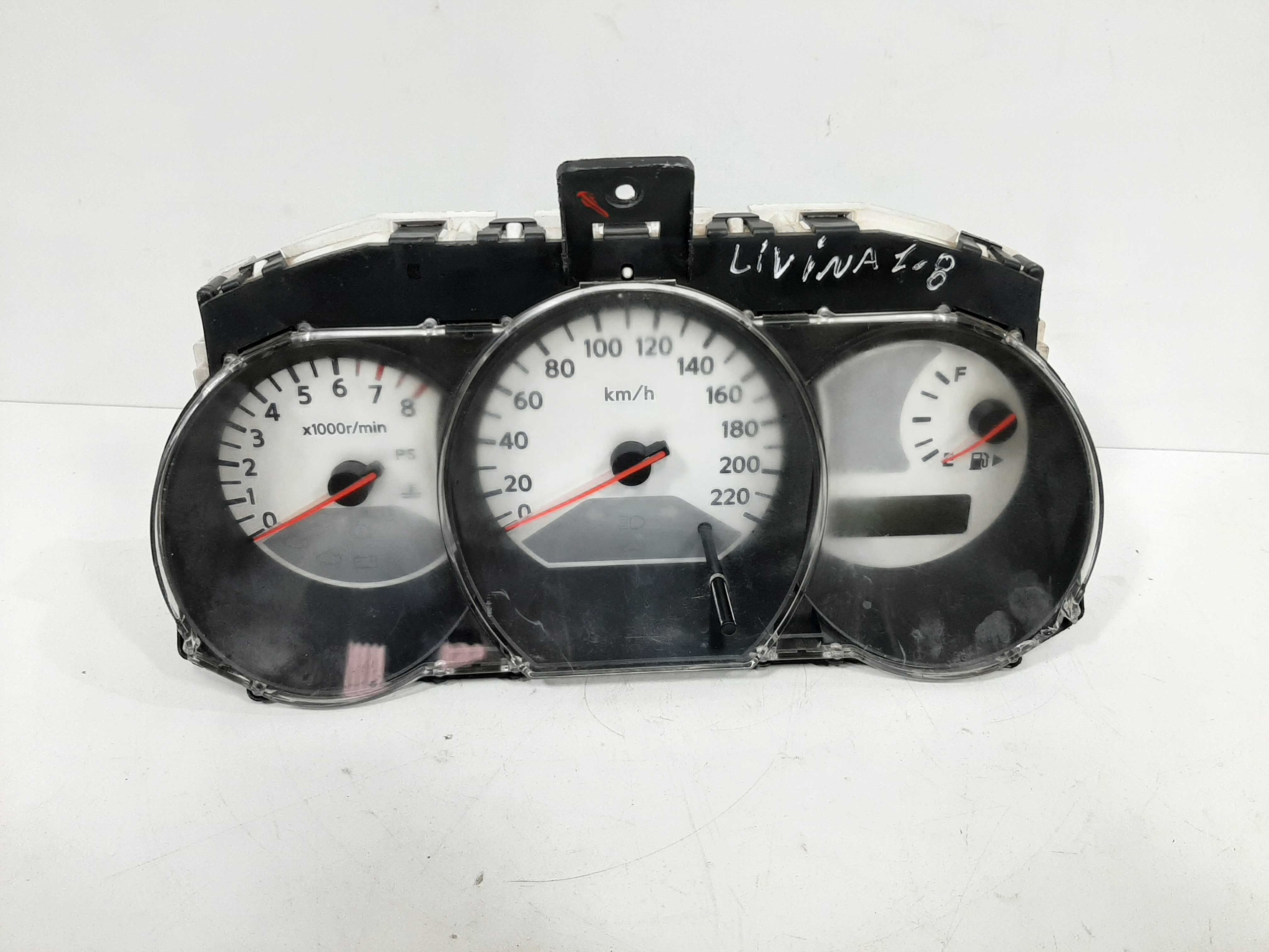 Painel Instrumento Nissan Livinia 2008 A 2013 C/ Lente Fosca 2