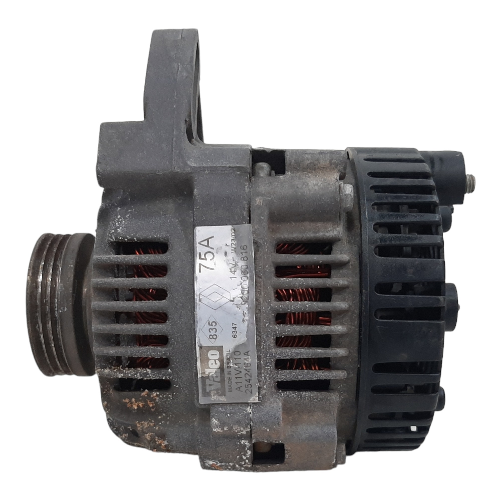 Alternador Renault Clio 1.0 8v 2000 a 2005 2542464a 75a 14V
