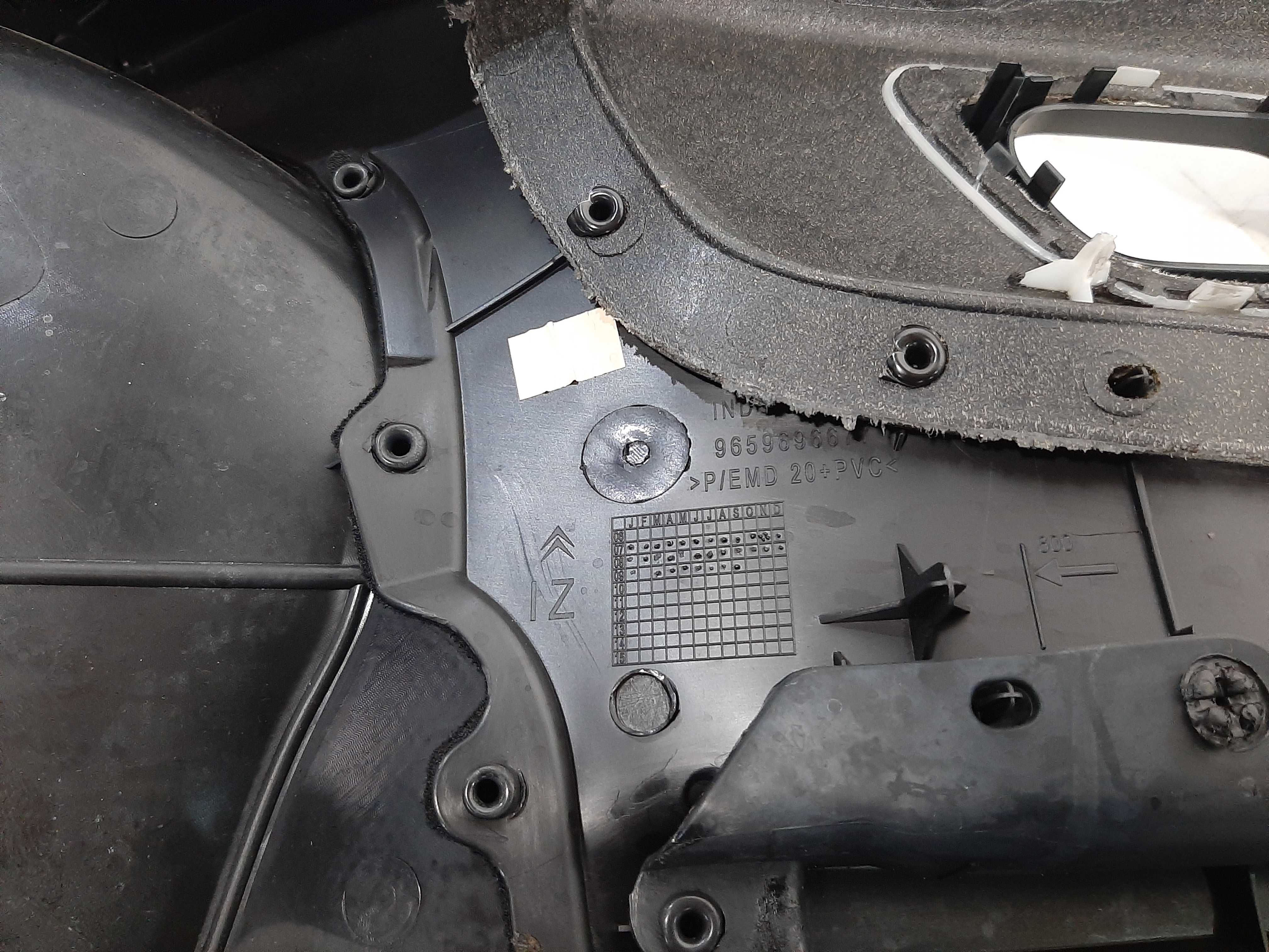 Forro Porta Dianteiro Esquerdo Citroen C4 Hatch 2007 A 2013 8