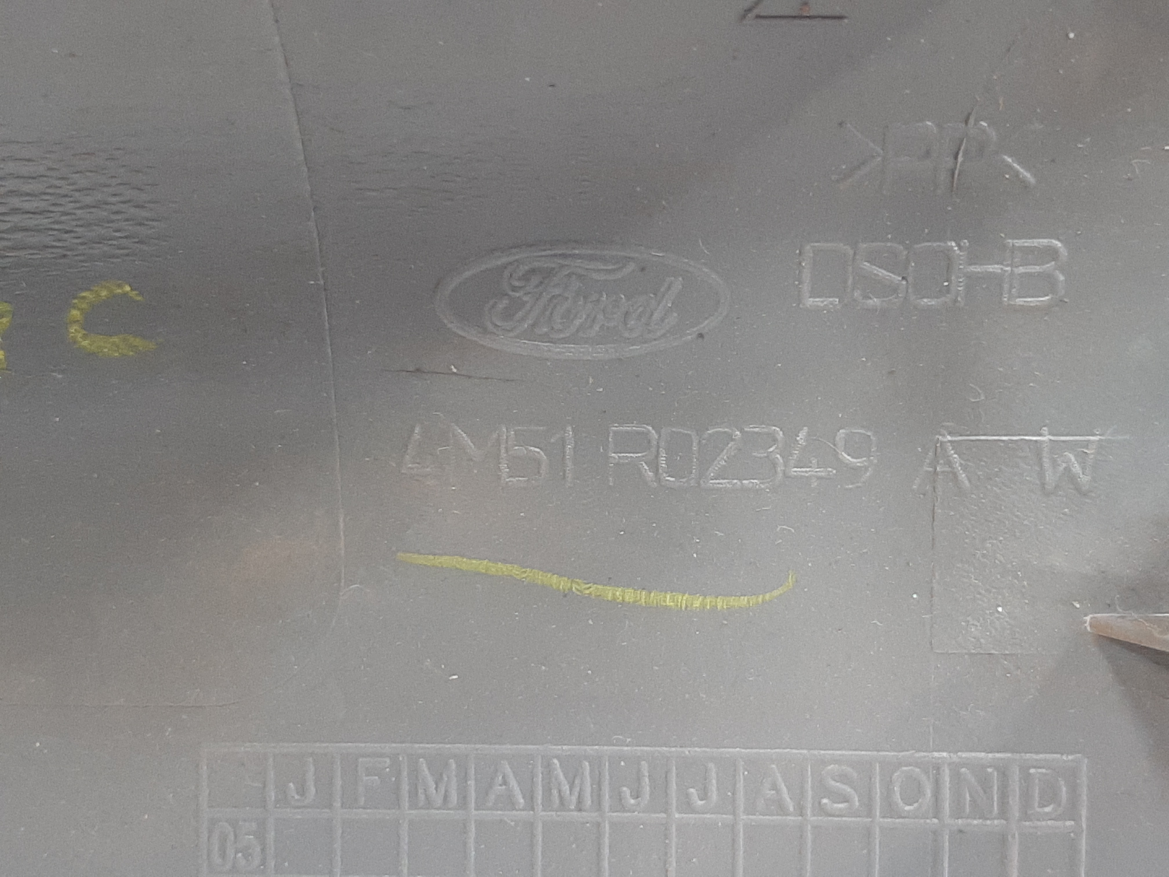 Soleira Interna Dianteira Esquerda Ford Focus 2009 A 2013 Cinza 7