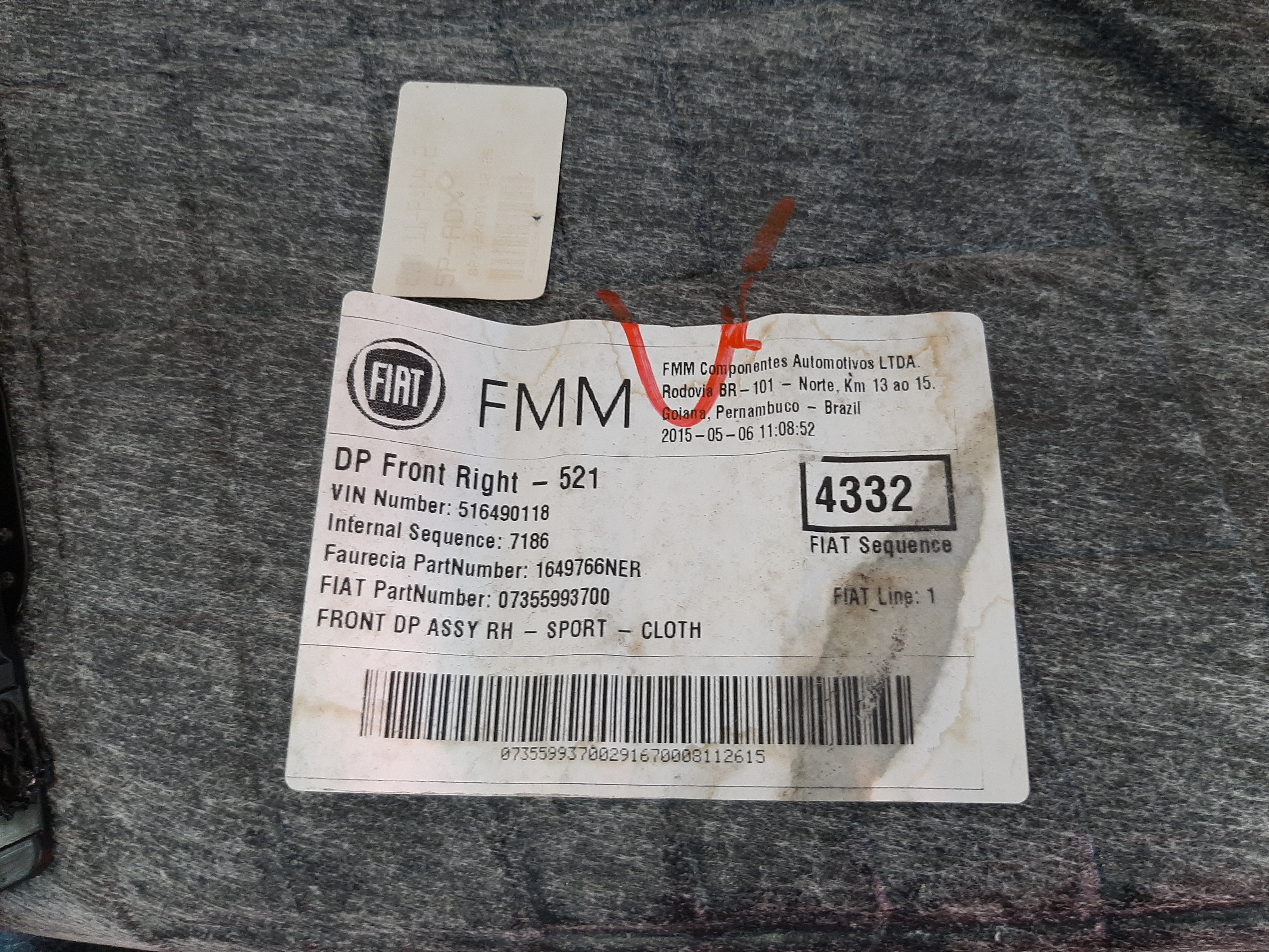 Forro Porta Dianteiro Direito Jeep Renegade 2015 2016 A 2020 8