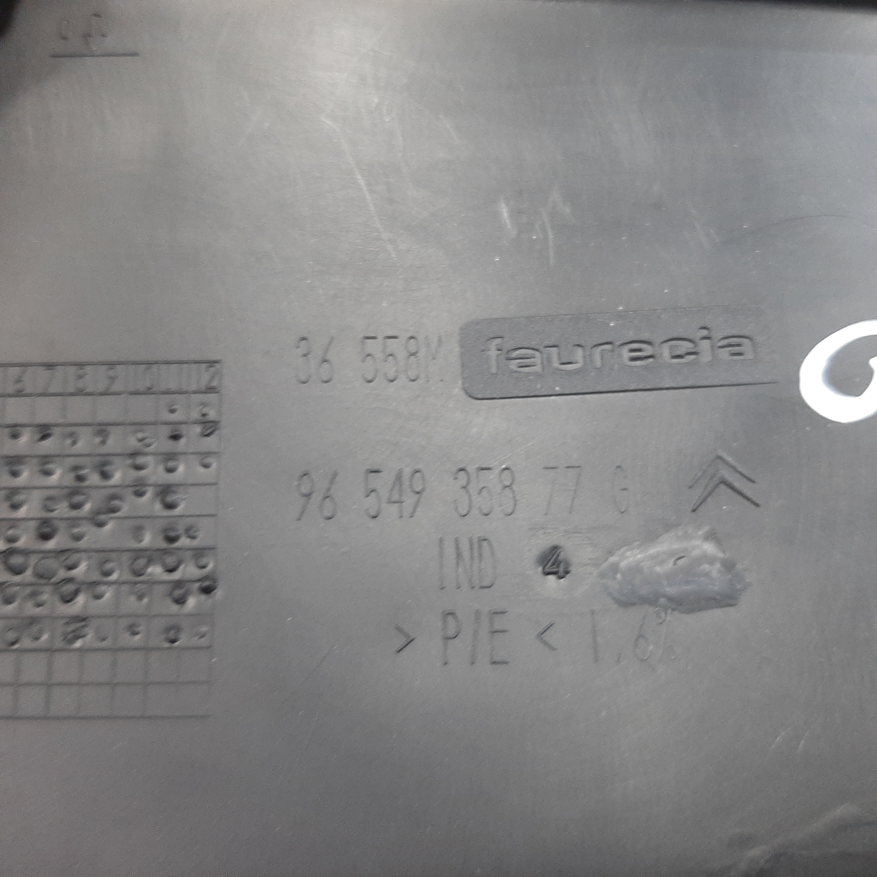 Acabamento Lateral Esquerdo Painel C4 Picasso 2009 A 2014 8