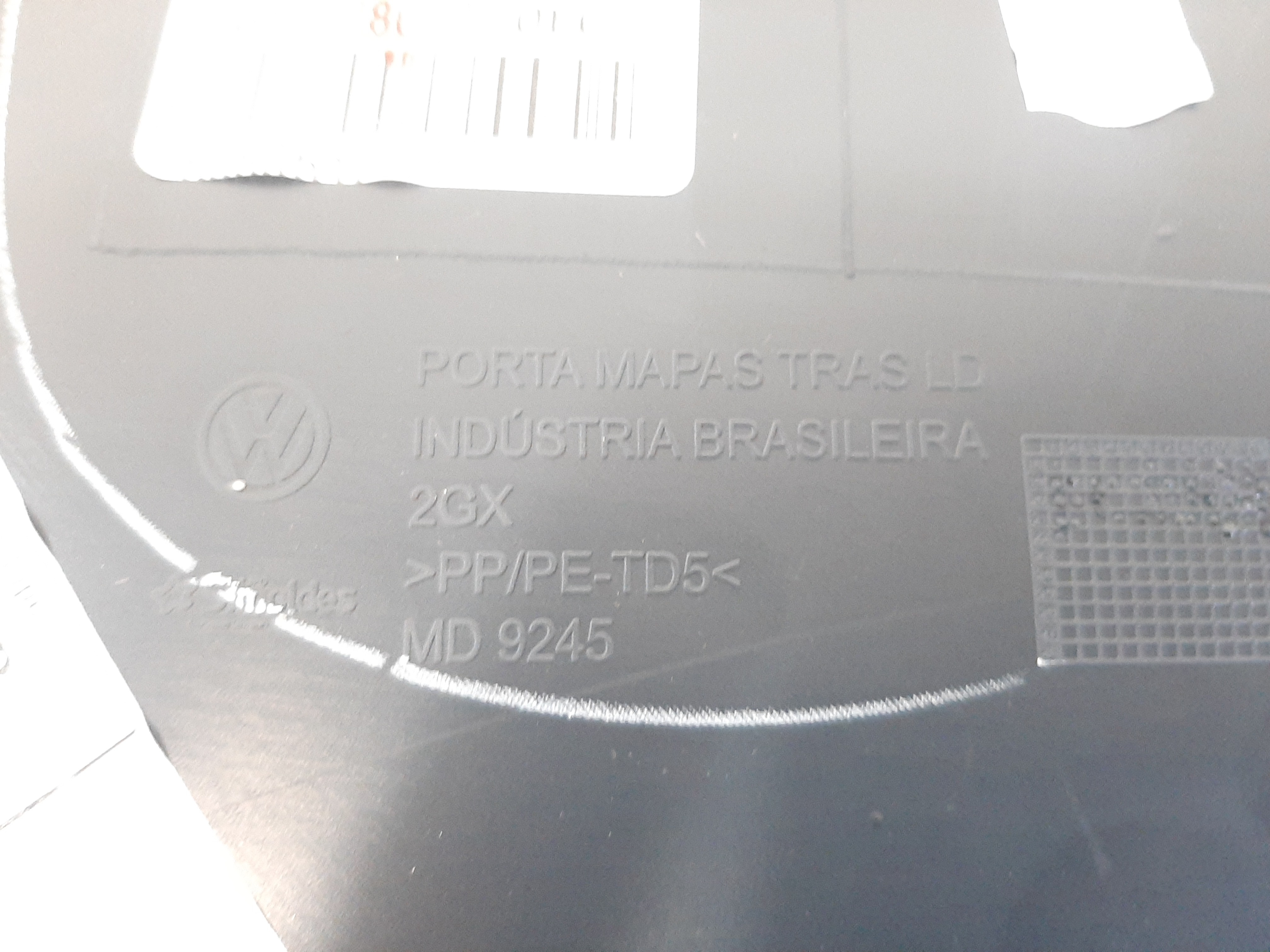 Forro Porta Traseiro Direito Volkswagen T-cross 2019 A 2022 7