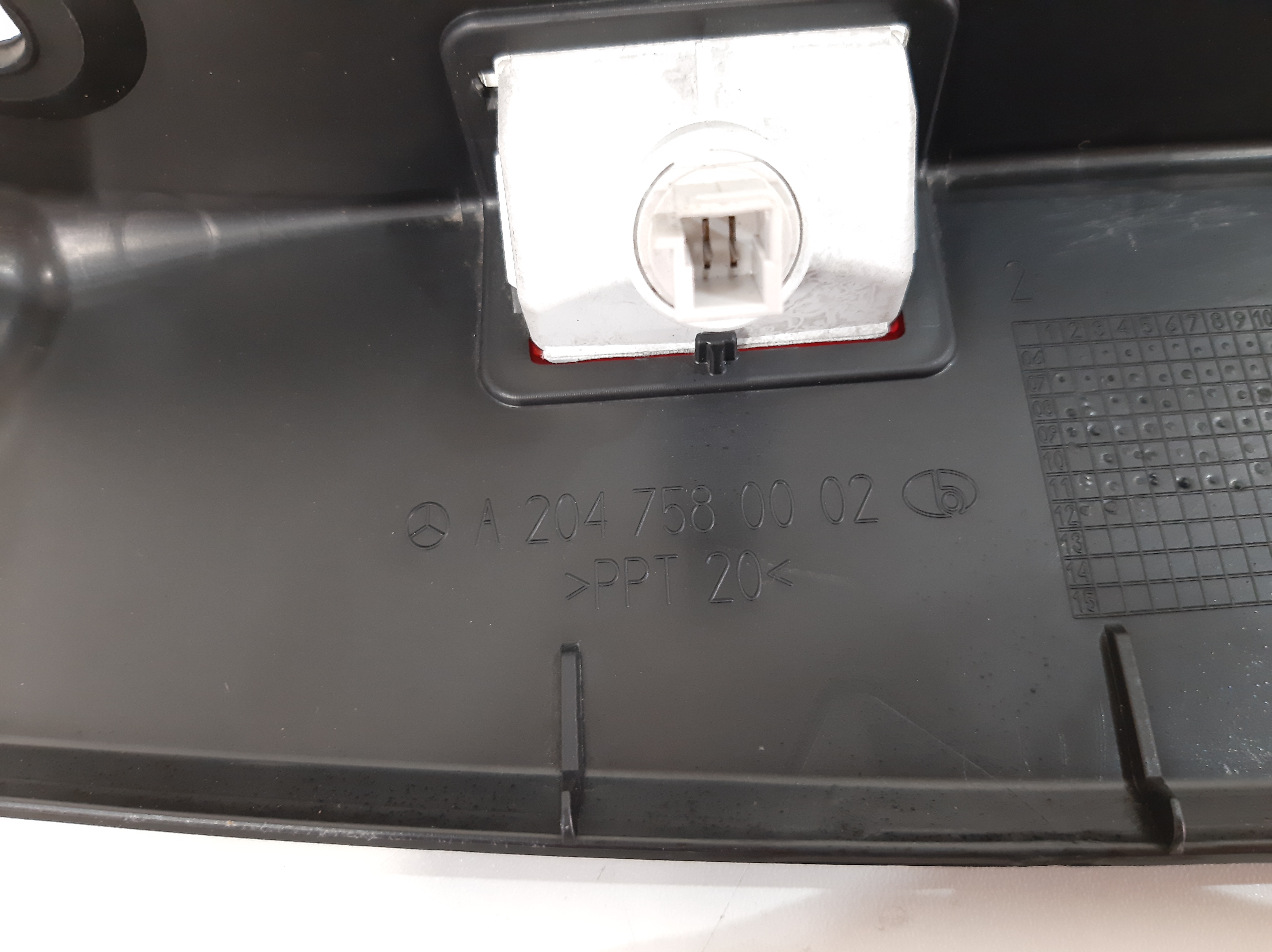 Acabamento Tampa Porta Malas Mercedes C180 W204 2008 A 2014 8