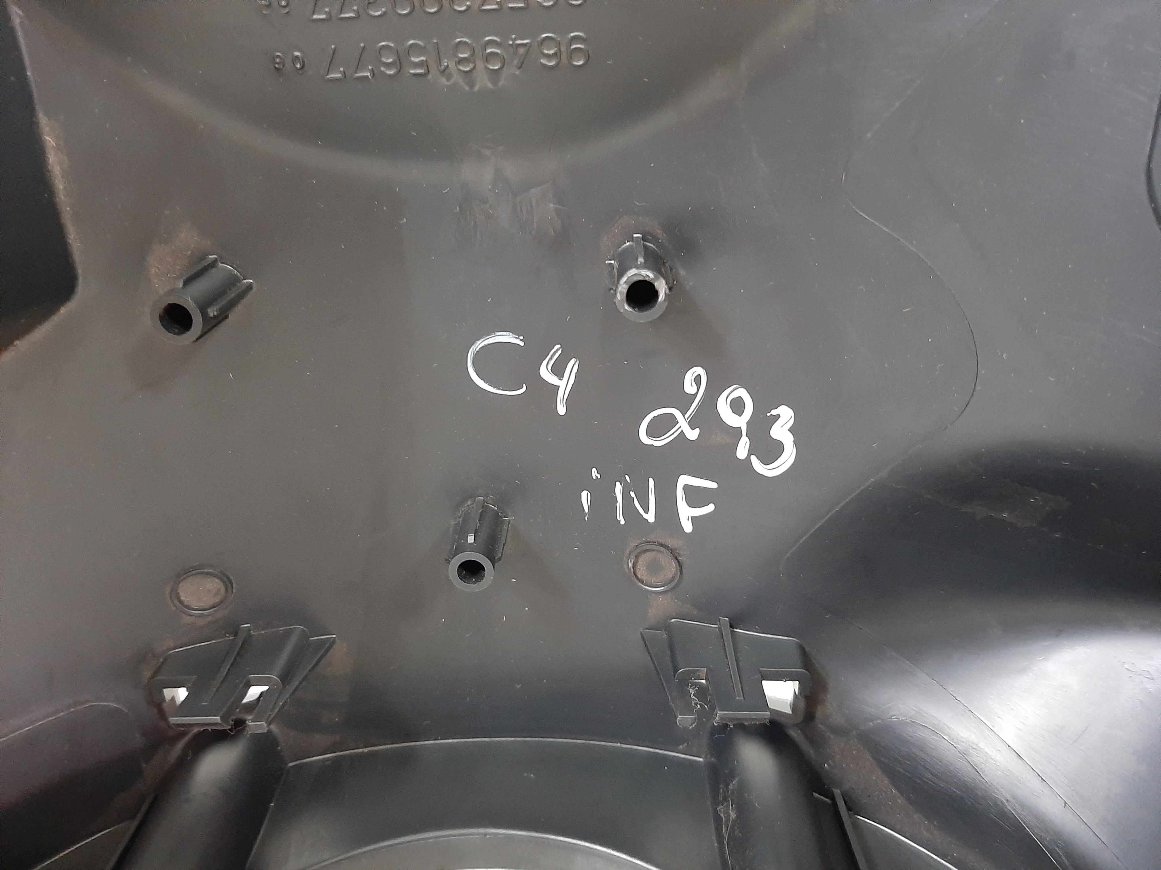 Moldura Inferior Coluna Direção Citroen C4 2007 2008 A 2013 7