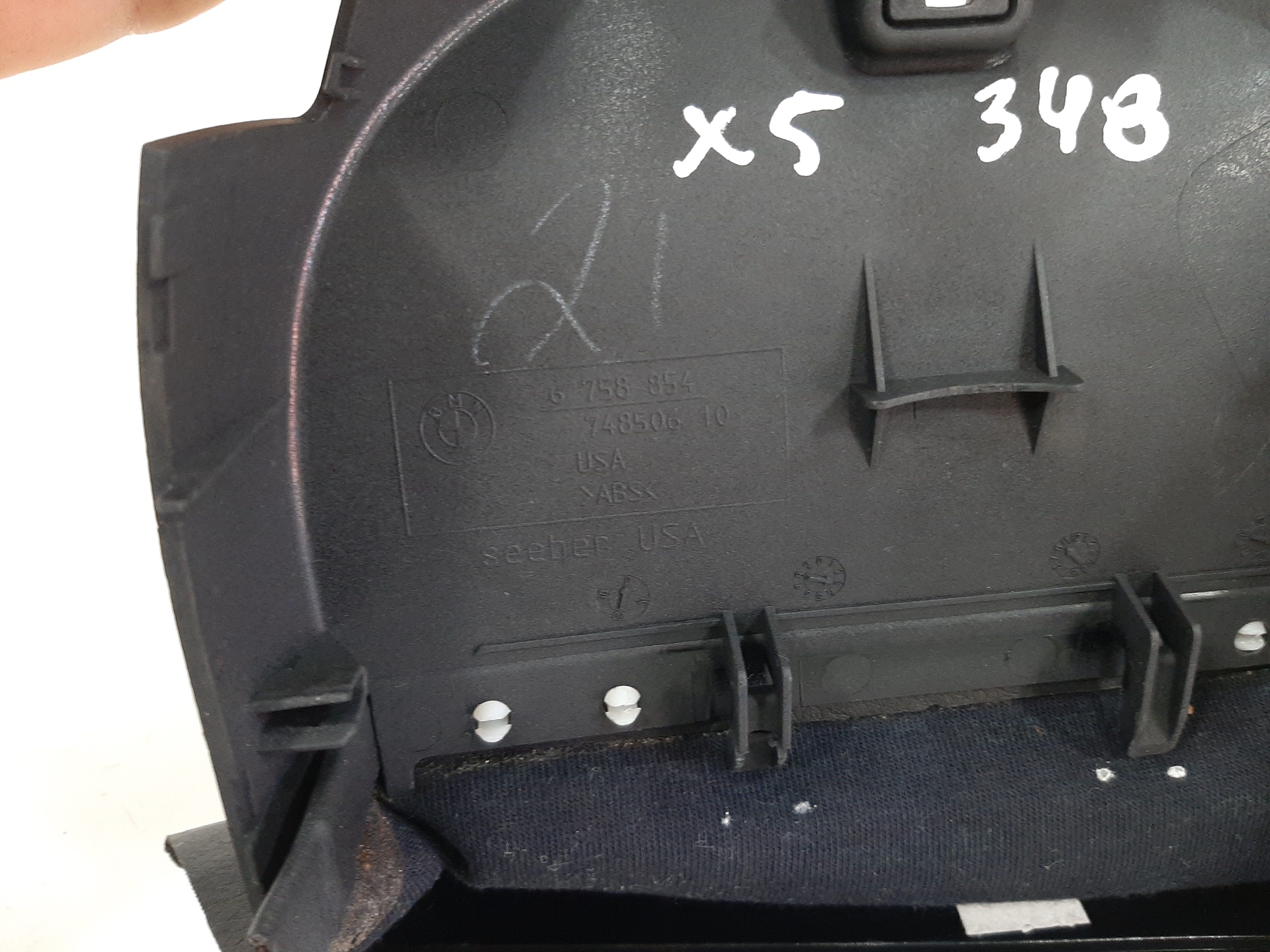 Acabamento Superior Coluna Direção Bmw X5 E53 1999 A 2006 9