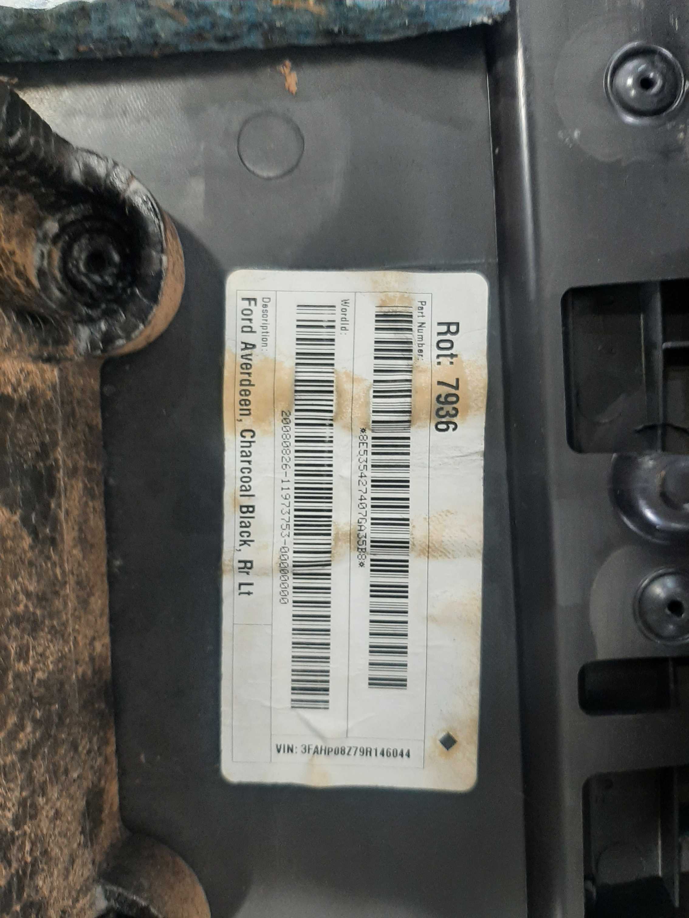 Forro De Porta Traseiro Esquerdo Ford Fusion 2006 A 2011 3