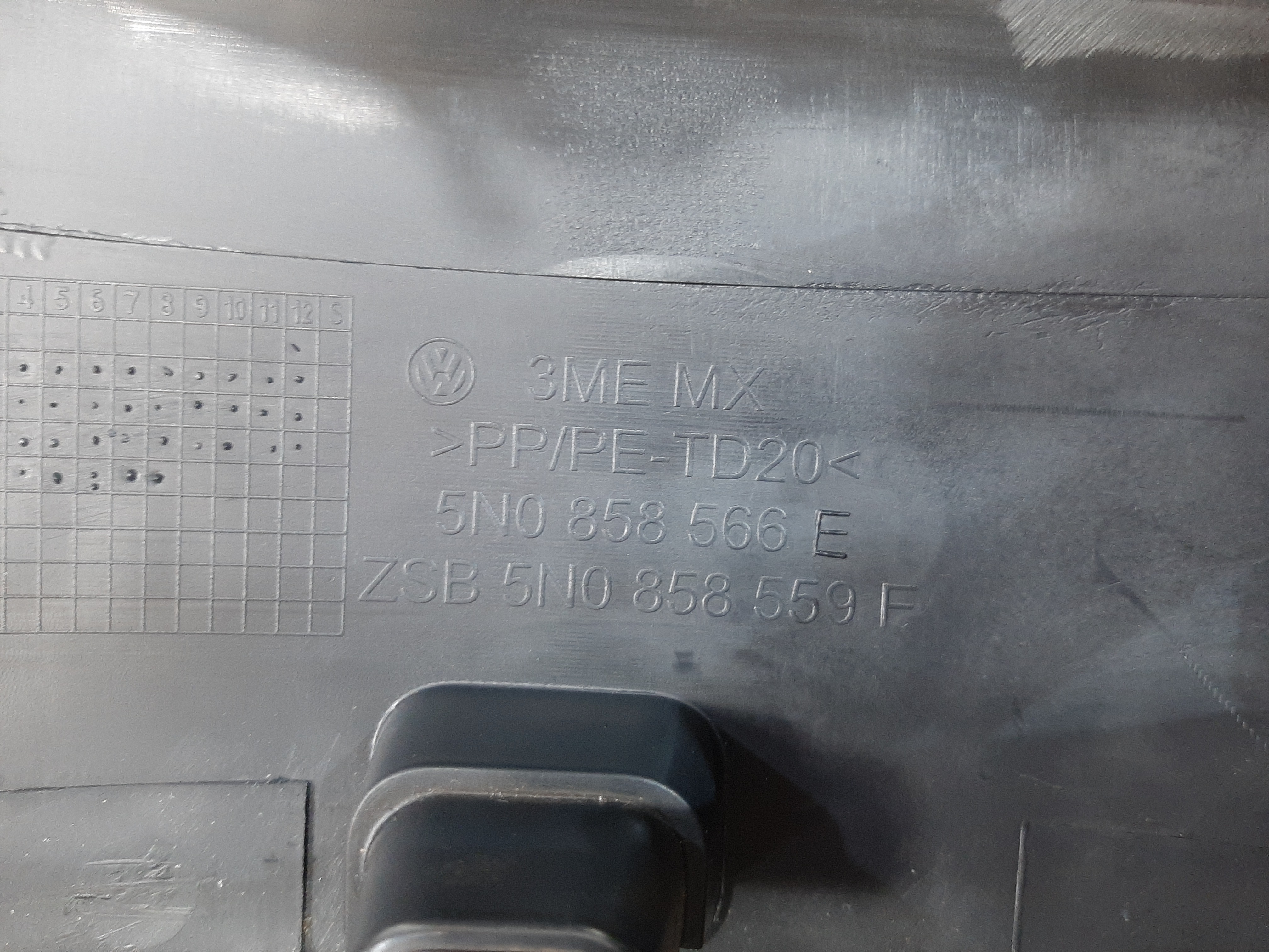 Acabamento Inferior Coluna Vw Jetta 2011 A 2017 5n0858559 7