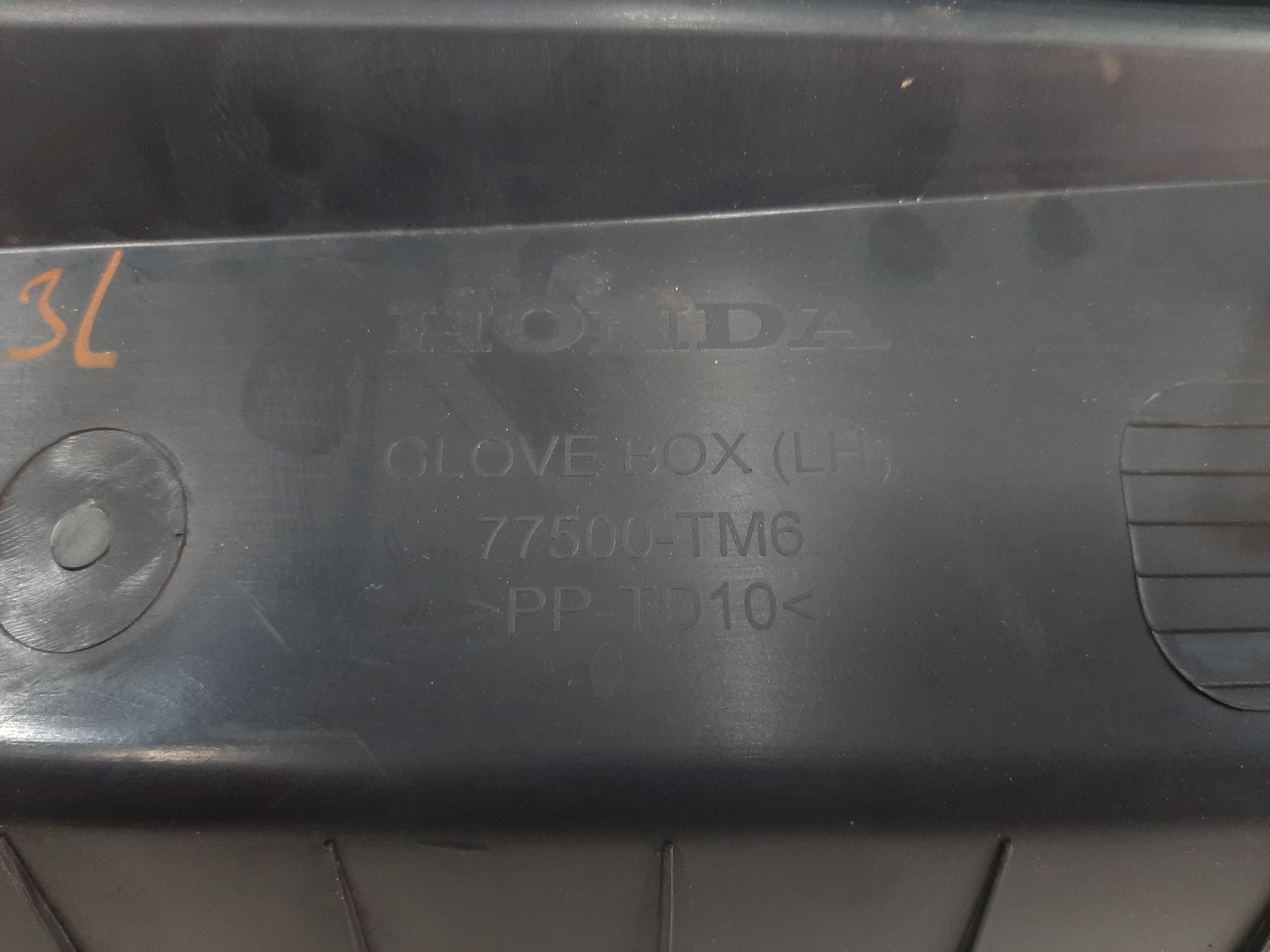 Tampa Porta Luvas Honda City 2008 2009 2010 A 2014 77500tm6 7