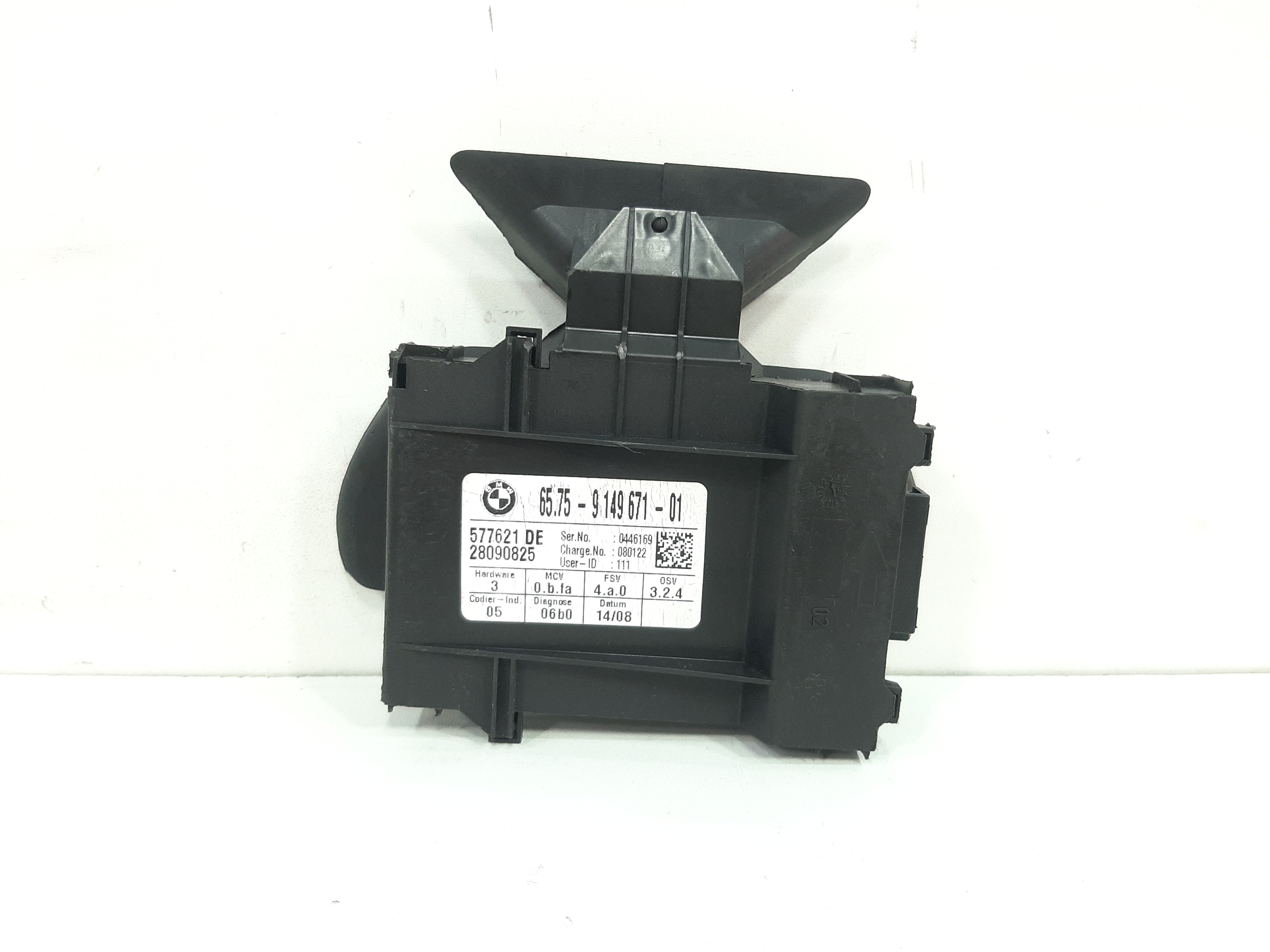 Módulo Sensor Alarme  Bmw 320i 118i E90 2006 A 2012 2