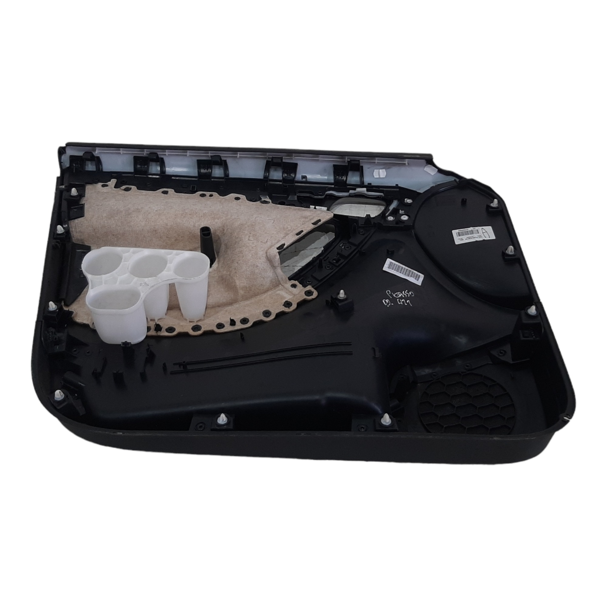 Forro Porta Dianteiro Direito Citroen C4 Picasso 2009 A 2014 6
