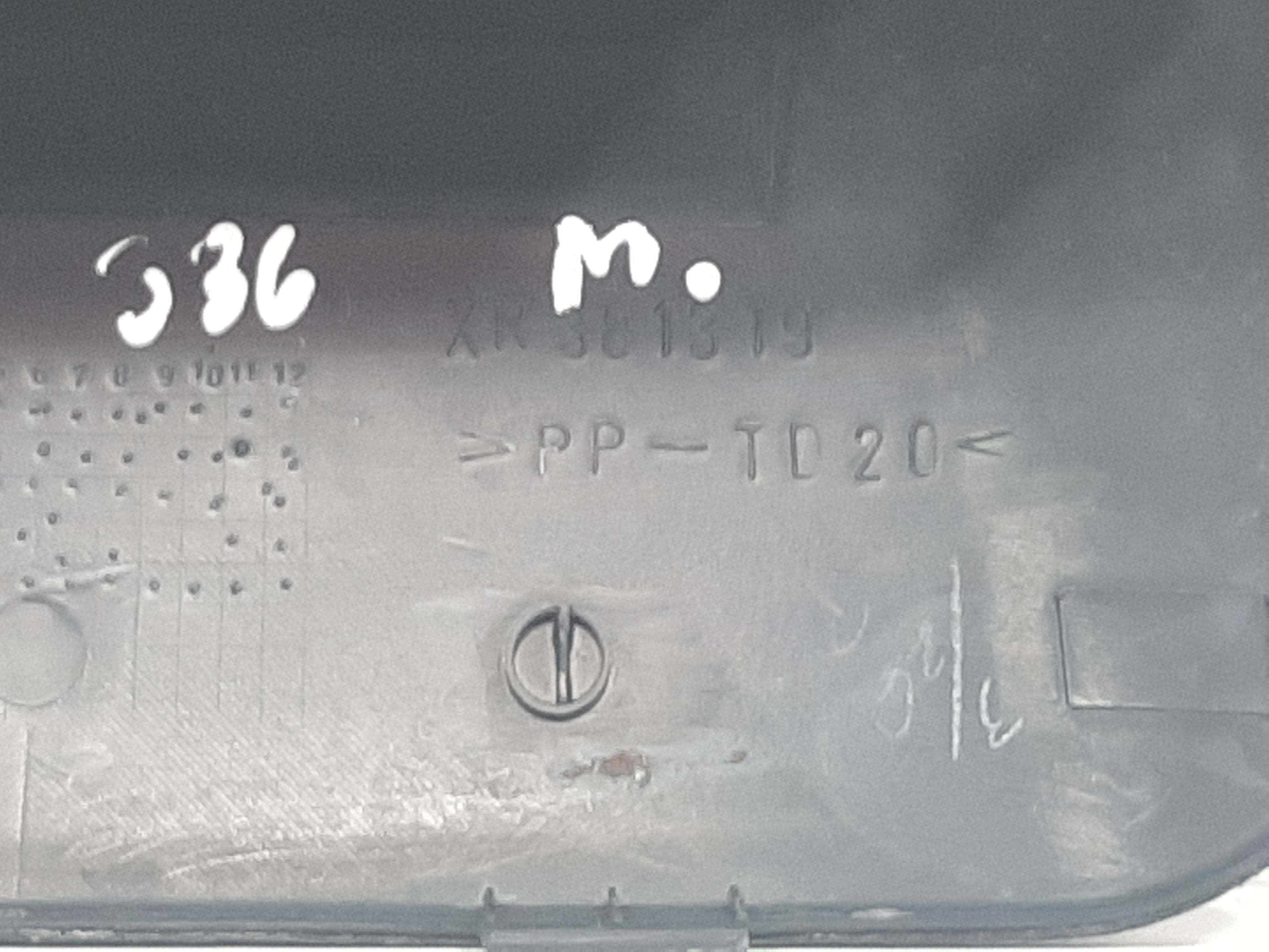 Moldura Computador Bordo Relógio Pajero Tr4 2003 2004 2005 6