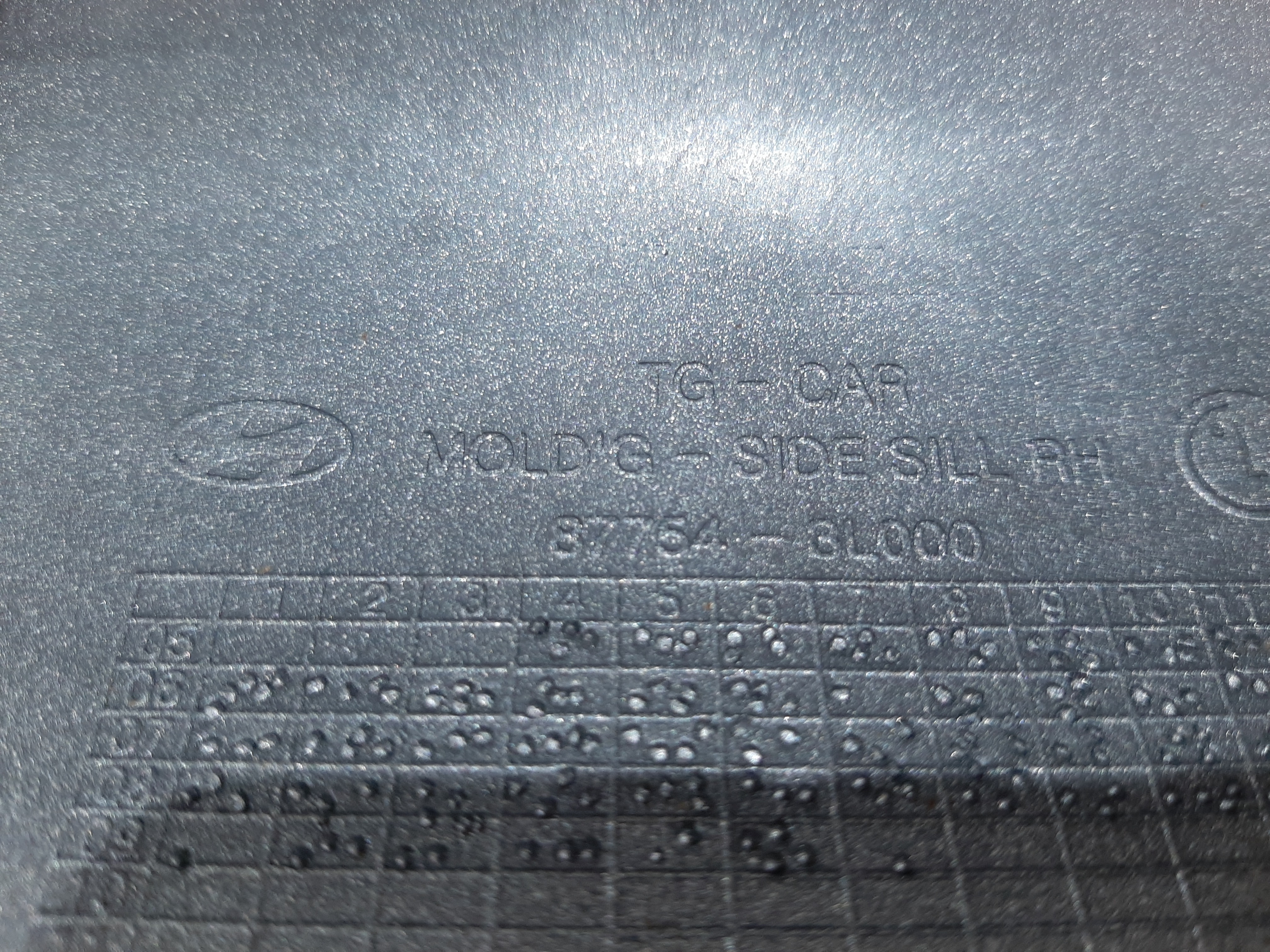 Spoiler Saia Lateral Direito Hyundai Azera 2007 2008 A 2010 7