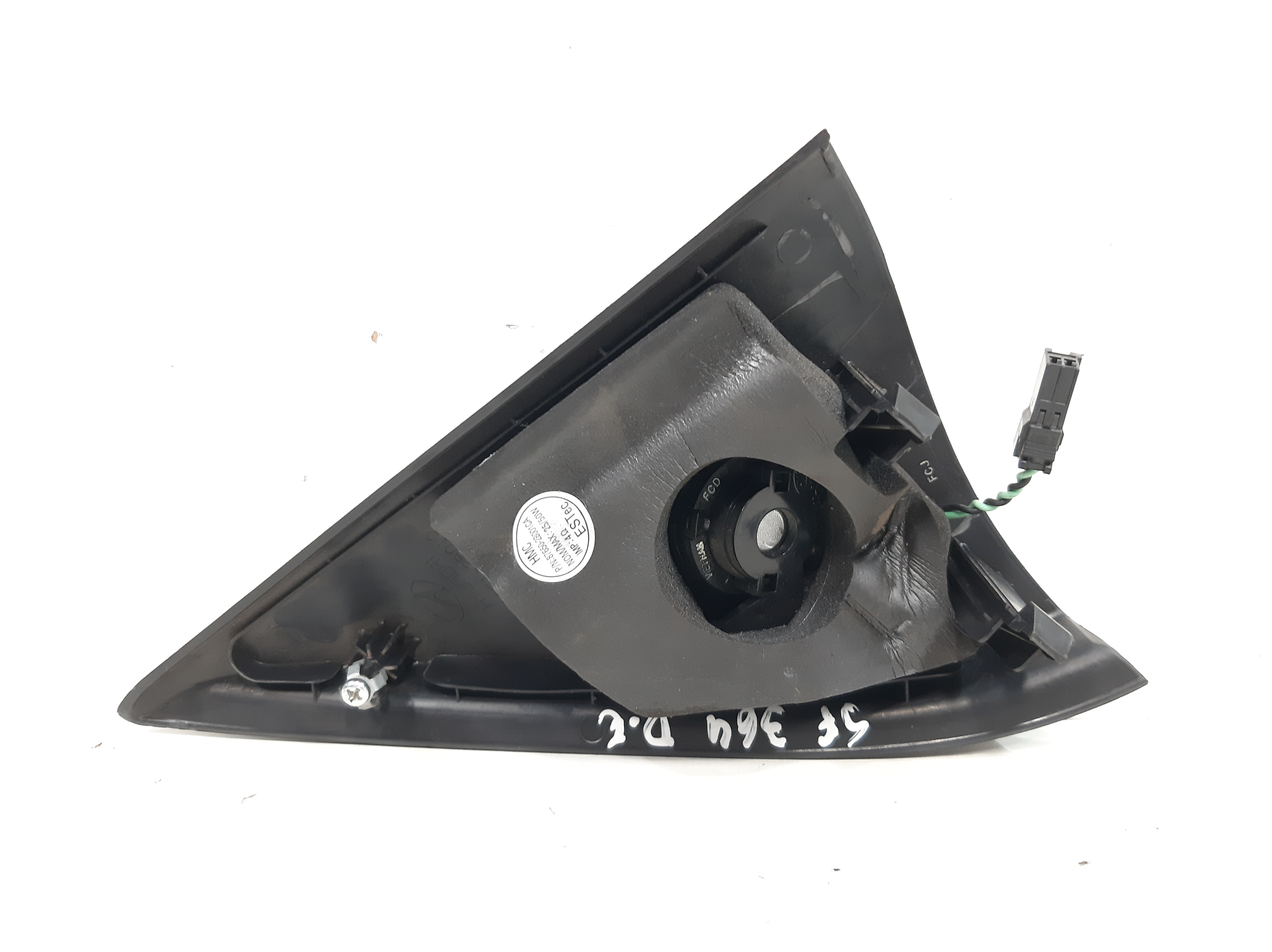 Moldura Interna Retrovisor Esquerdo Santa Fé 2006 A 2013 1