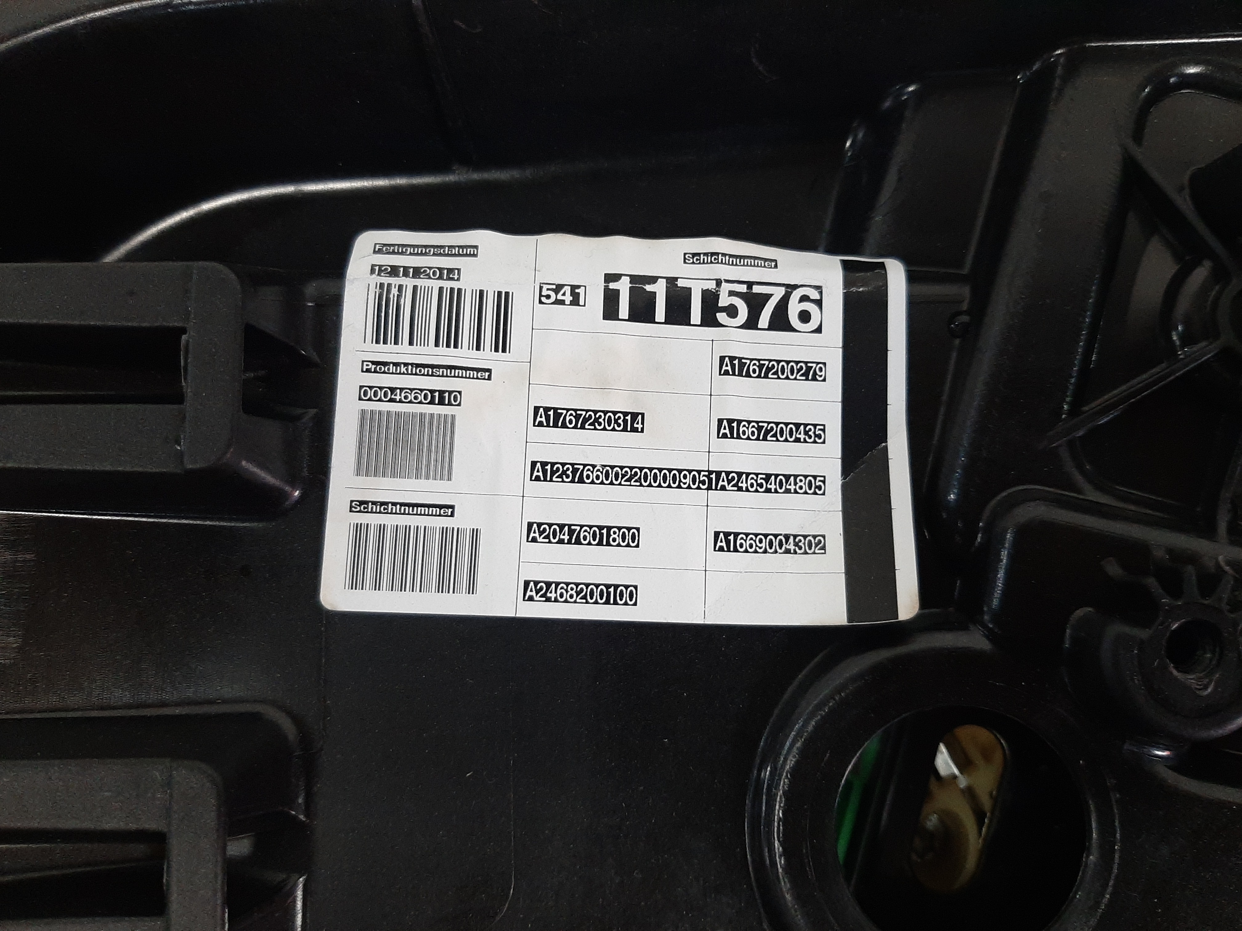 Máquina Vidro Dianteira Direita Mercedes A200 2013 A 2018 9