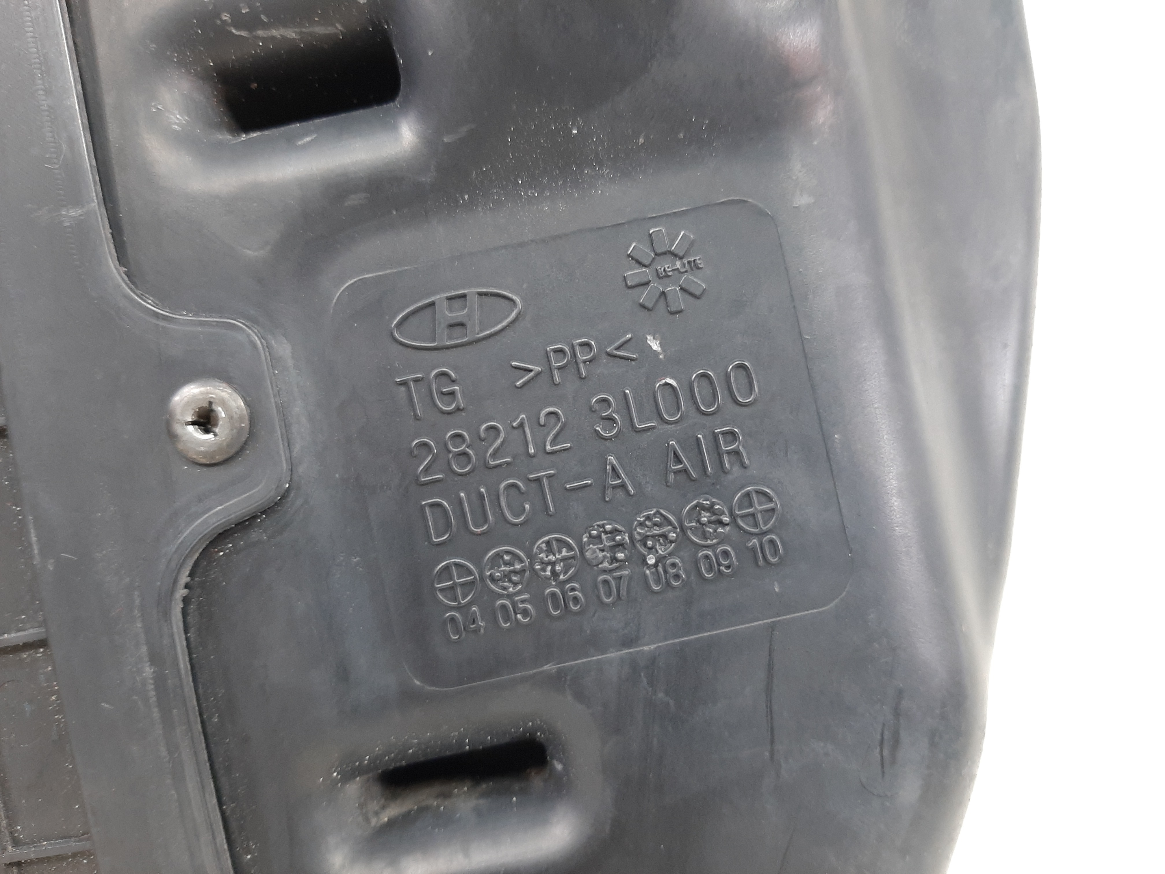 Duto Entrada Ar Hyundai Azera 3.3 V6 2007 A 2011 282123l000 7