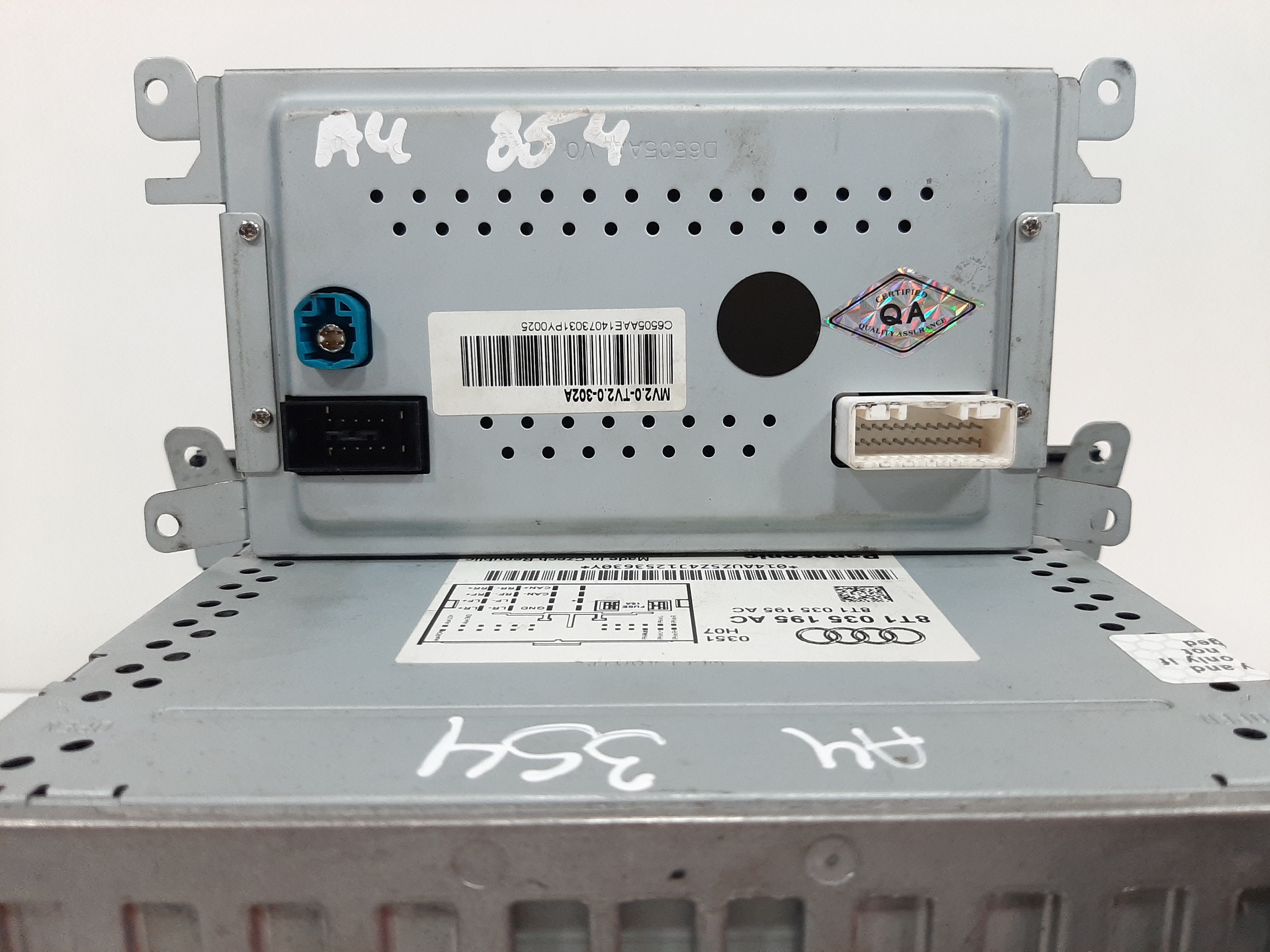 Rádio Som Multimídia Cd Player Audi A4 2008 A 2012 8t1035195 9