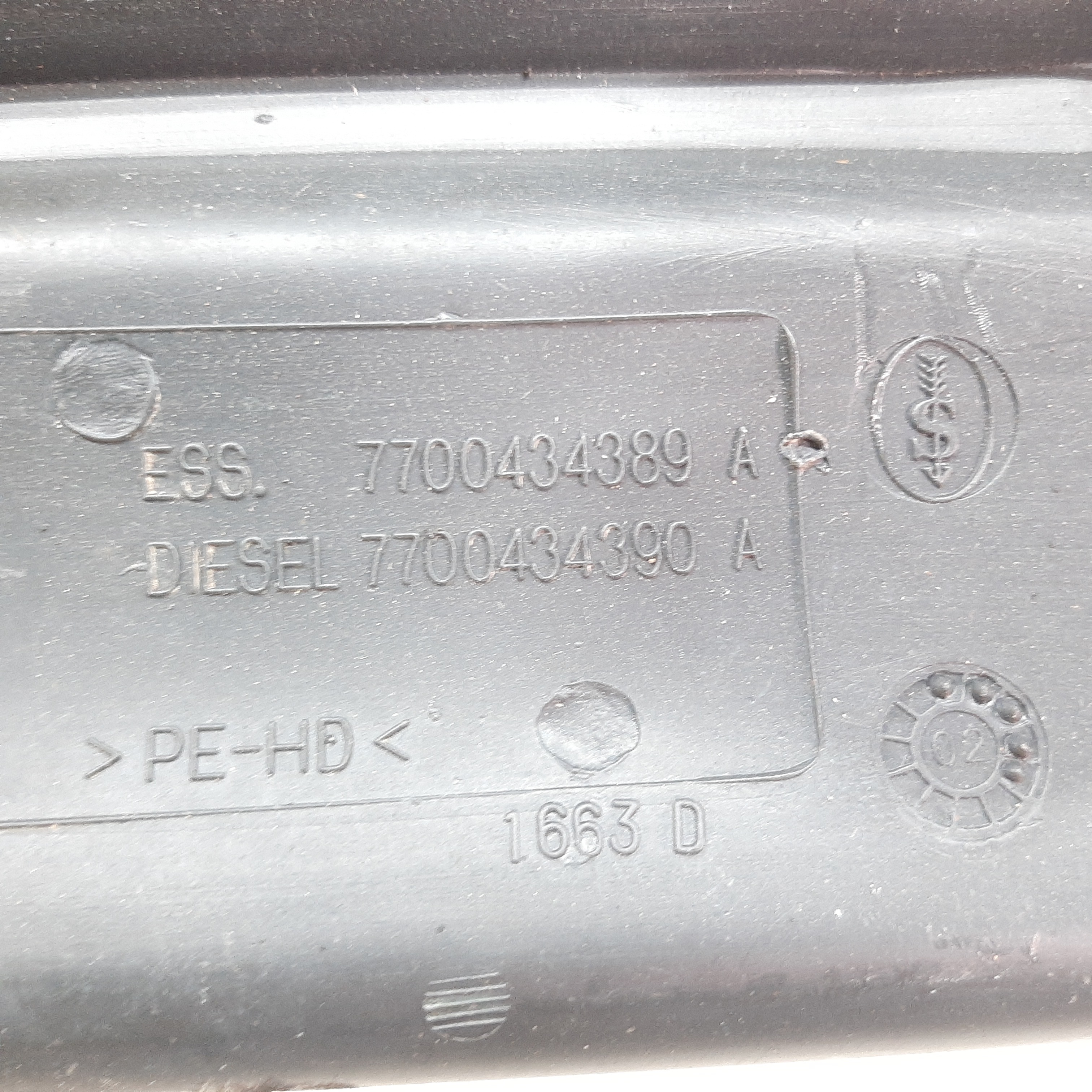 Gargalo Combustível Renault Clio 2000 A 2004 7700434389a 7