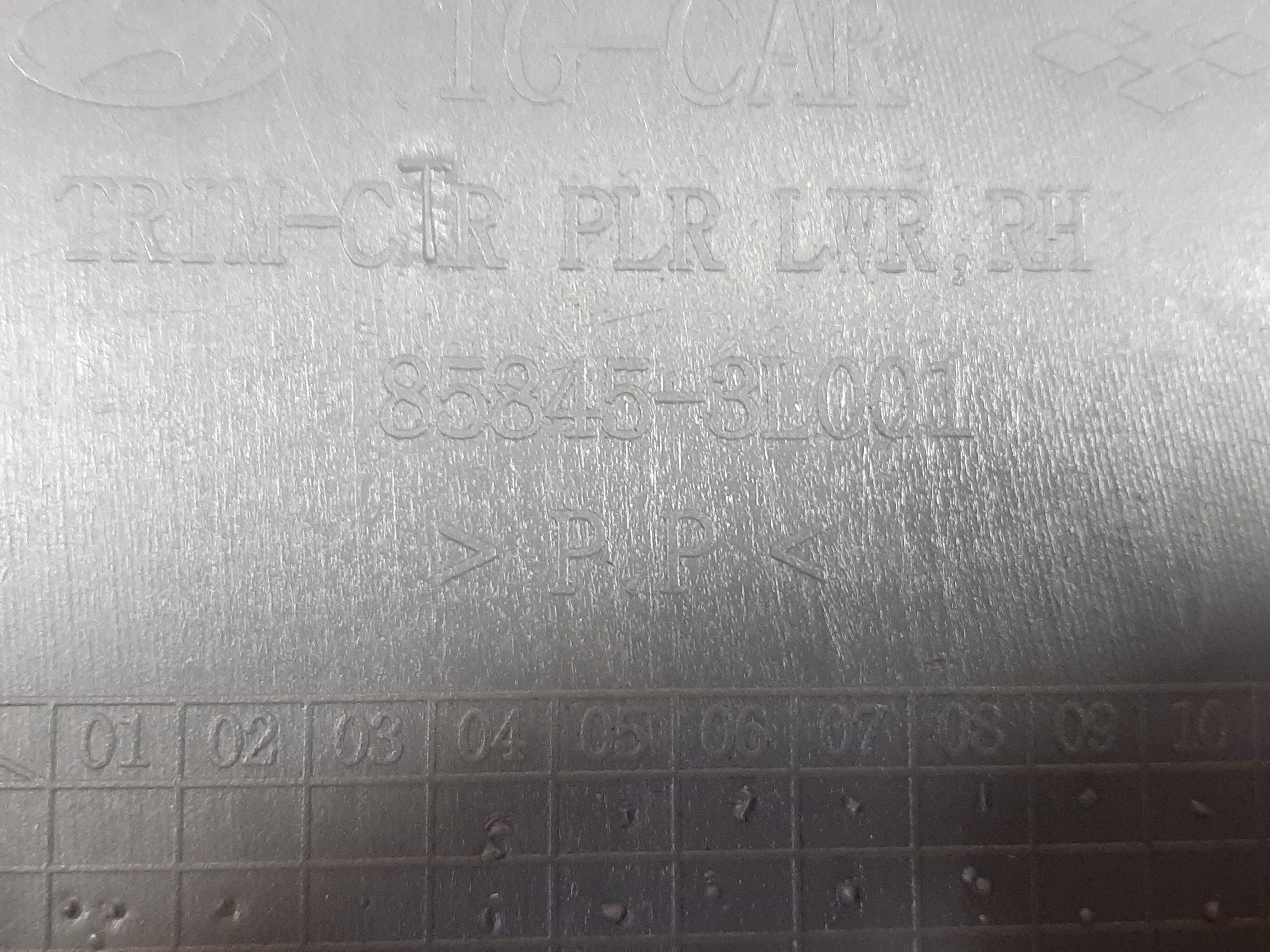 Acabamento Coluna Central Direita Hyundai Azera 2007 A 2011 5