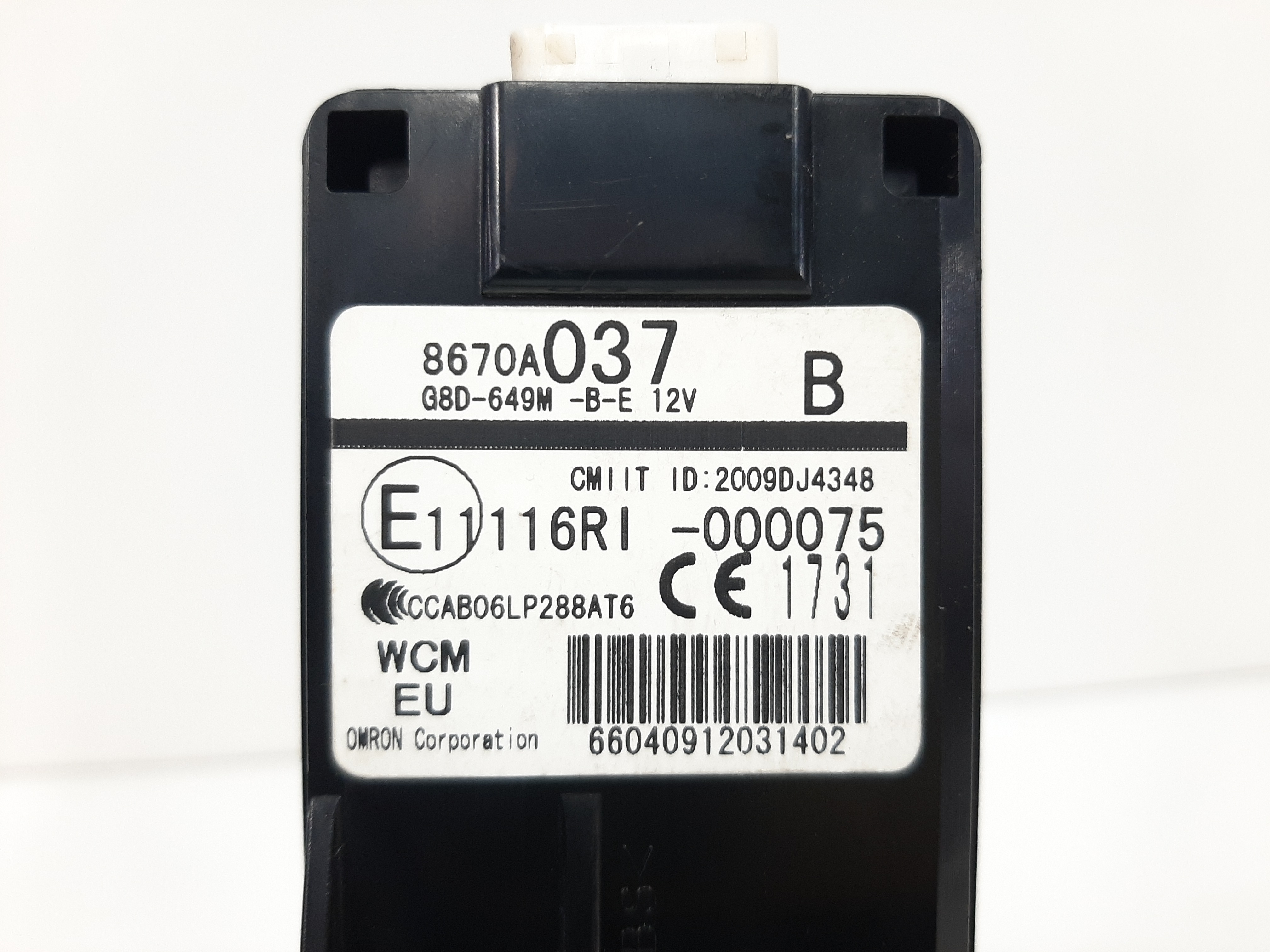 Módulo Imobilizador Mitsubishi Lancer 2011 A 2018 8670a037 9