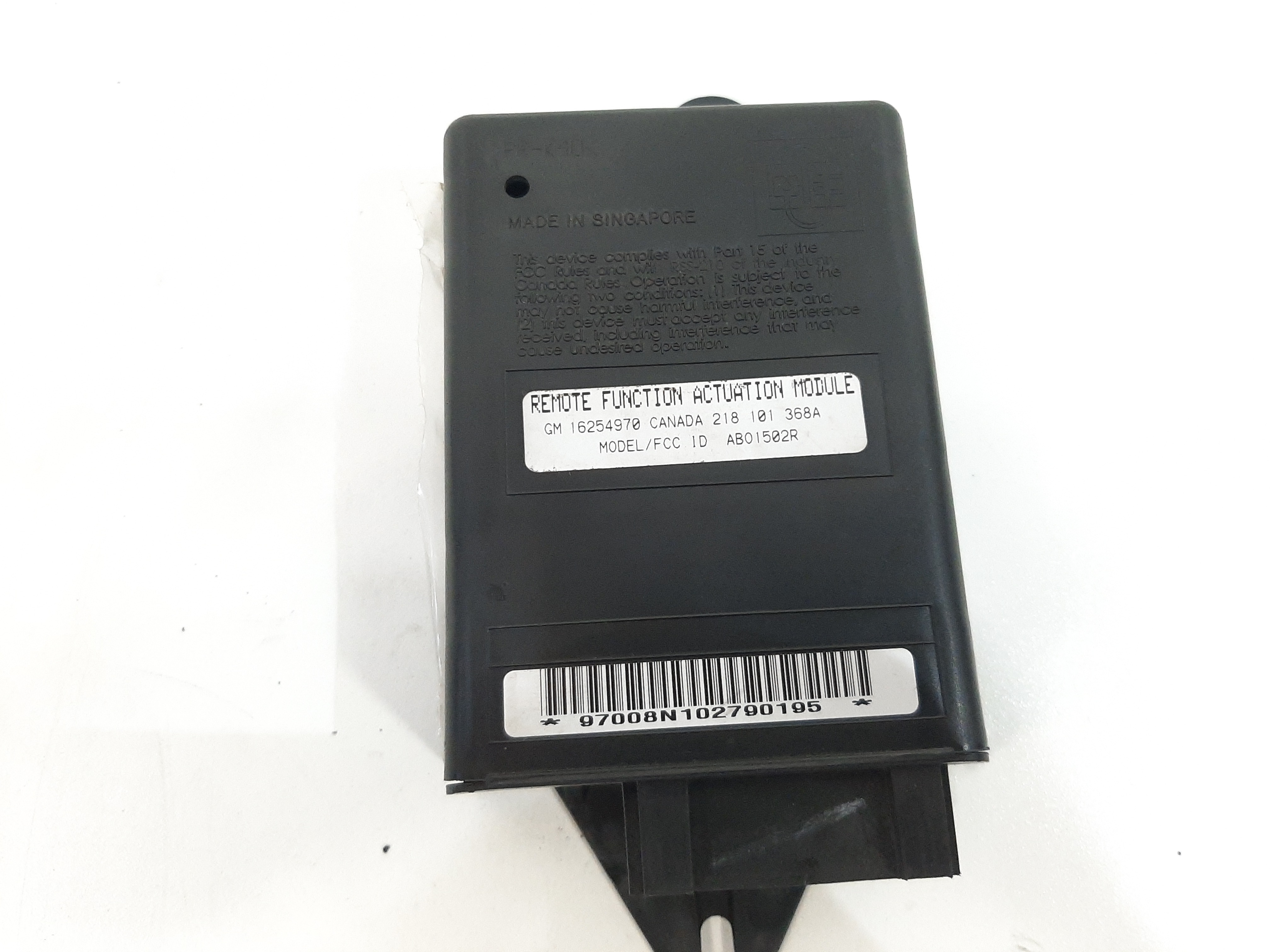 Módulo Central Alarme Gm Blazer S10 1995 96 A 2004 16254970 3