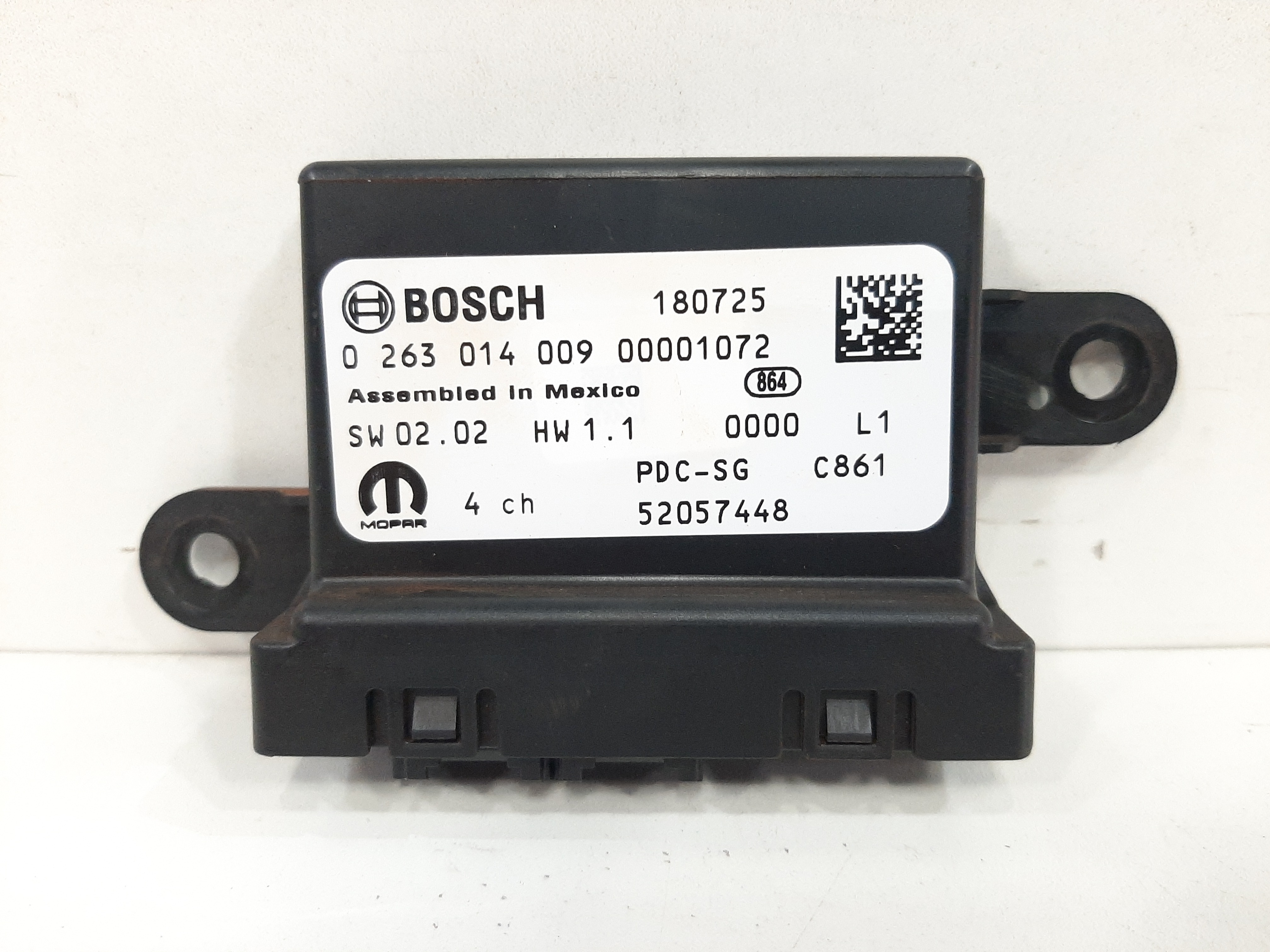 Modulo Estacionamento Fiat Toro 2017 2018 A 2021 0263014009 4