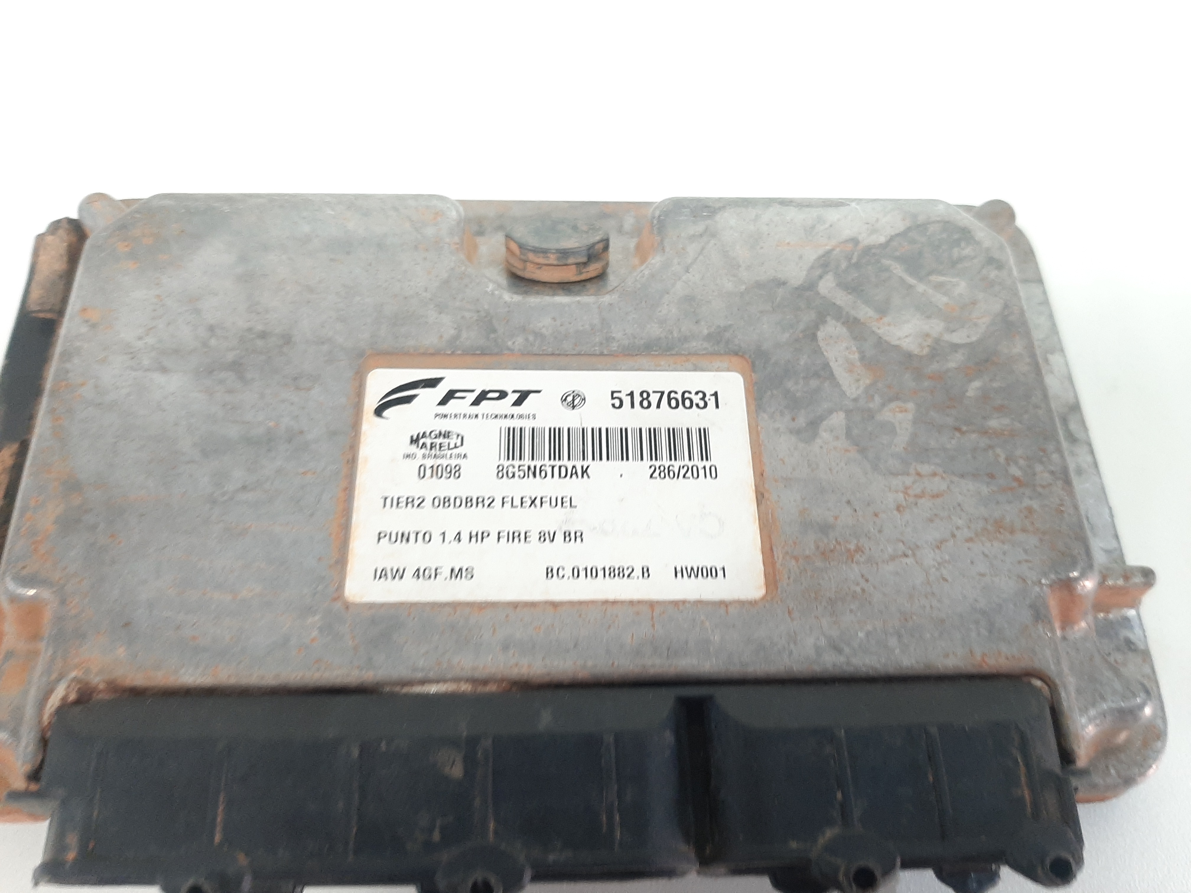 Módulo Injeção Ecu Fiat Punto 1.4 Fire 2008 A 2012 Bloqueado 7