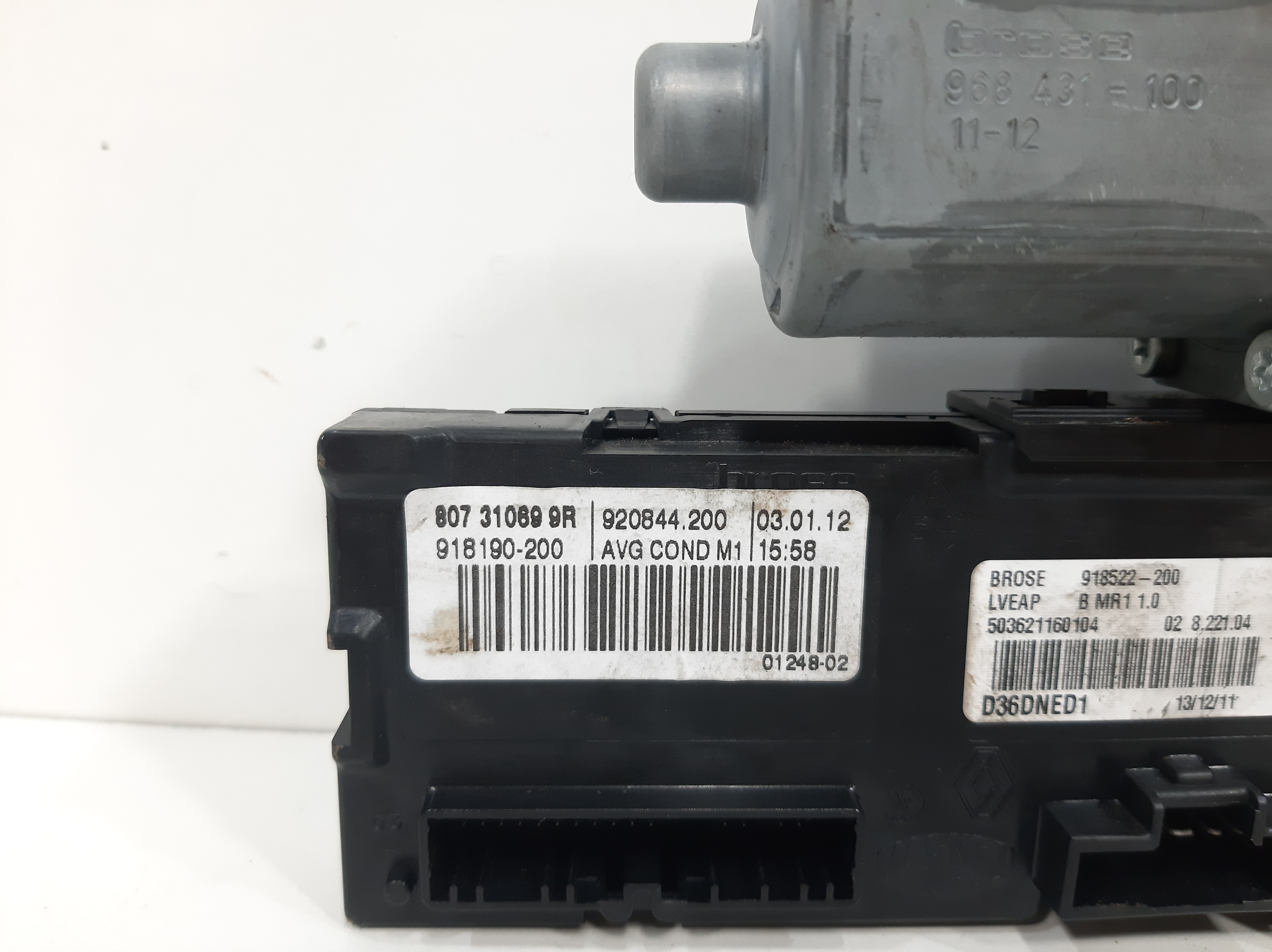 Motor Vidro Elétrico Dianteiro Esquerdo Fluence 2012 A 2018 9
