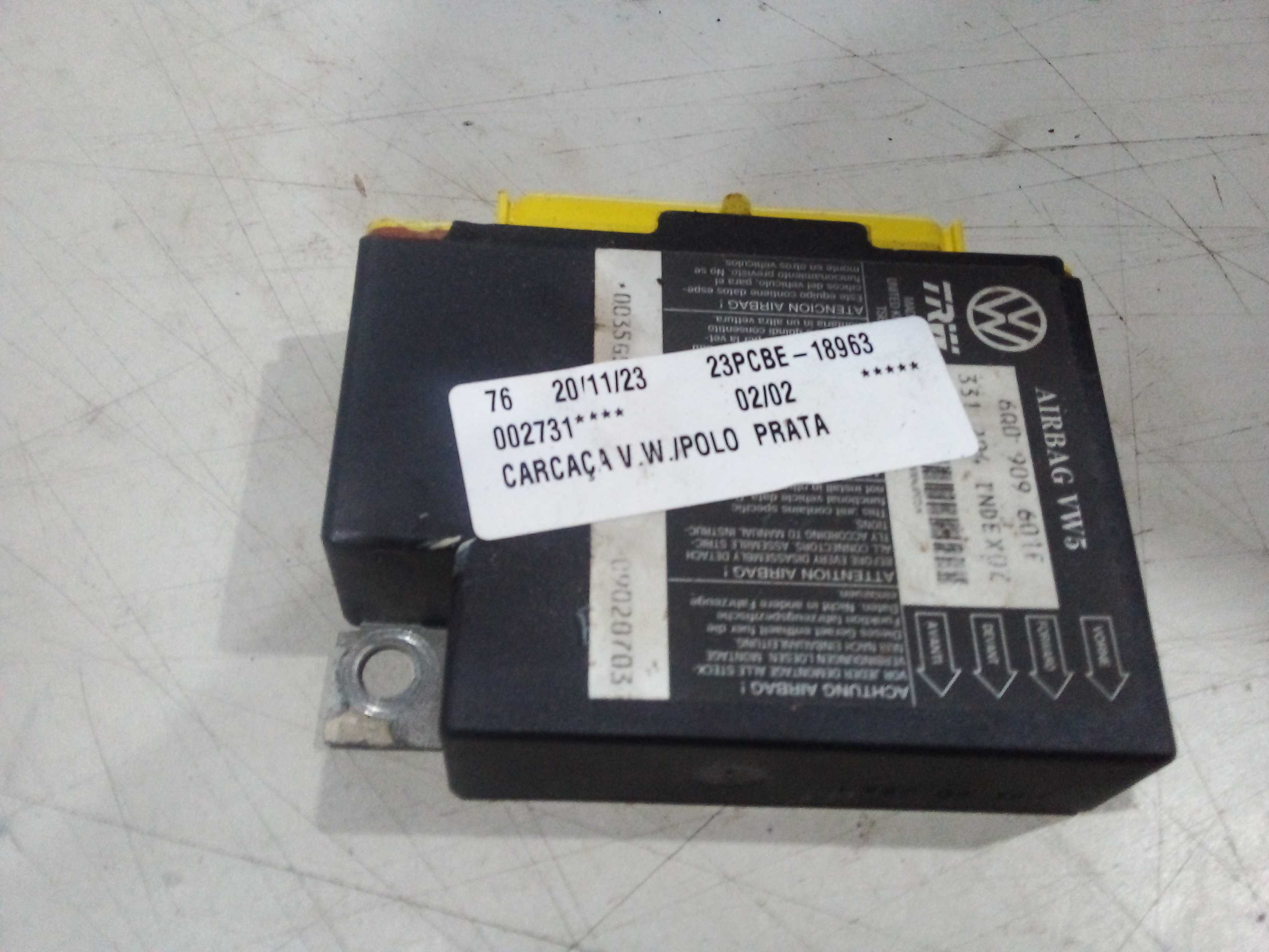 MODULO AIRBAG POLO 2002 6Q0909601