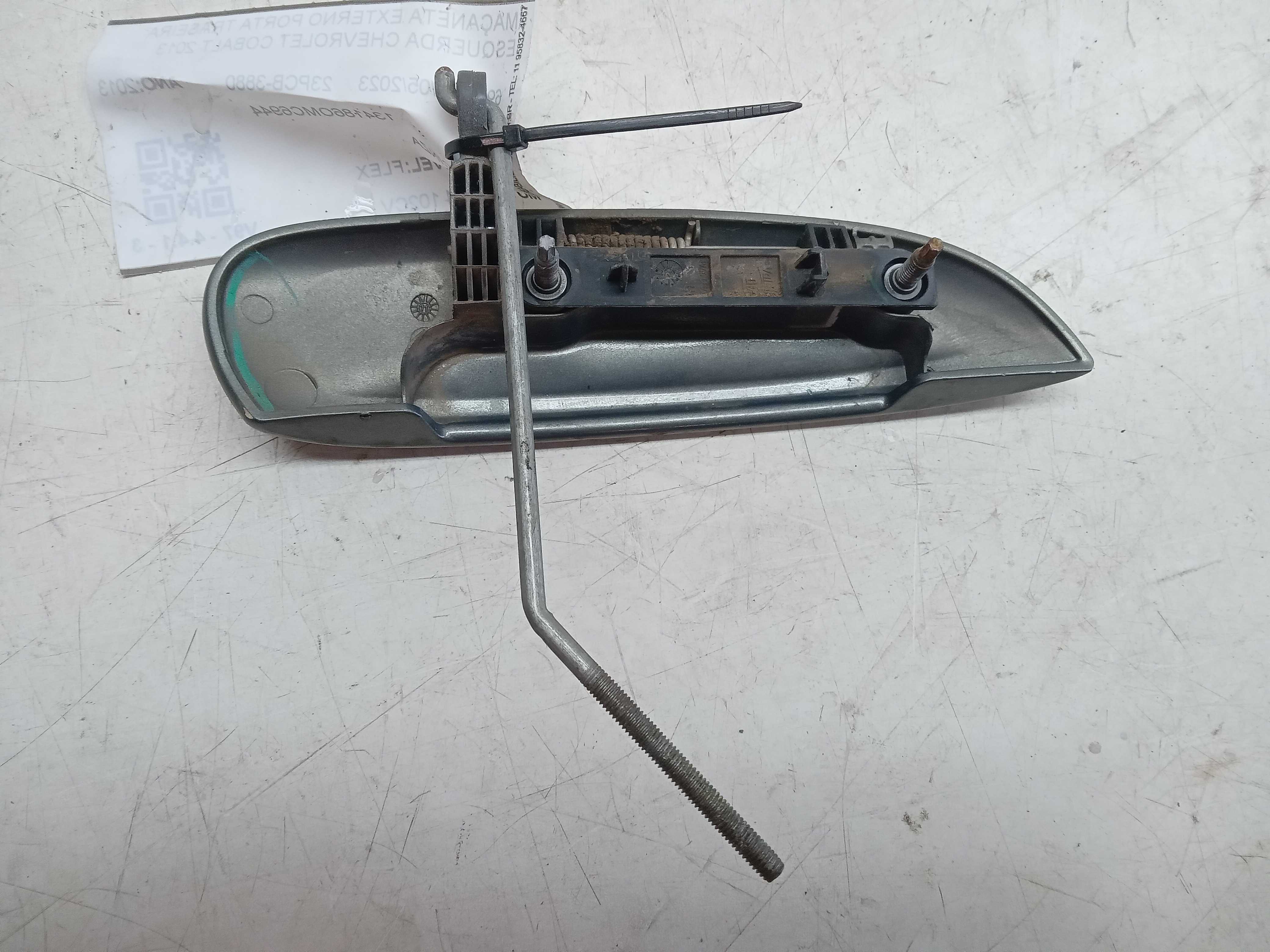 MAÇANETA EXTERNO PORTA TRASEIRA LE CHEVROLET COBALT 20 2