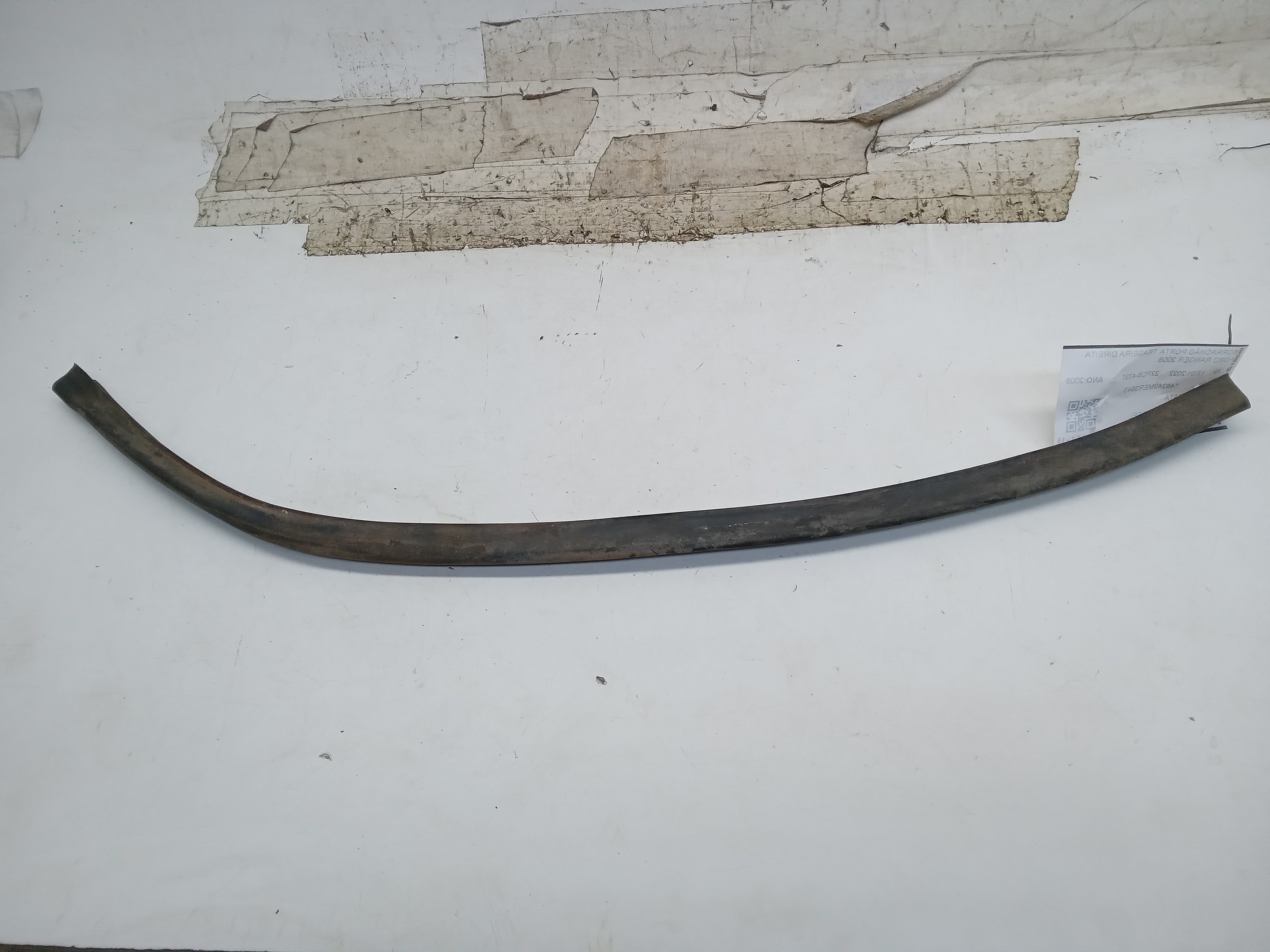 BORRACHA PORTA TRASEIRA DIREITA FORD RANGER 2008 2