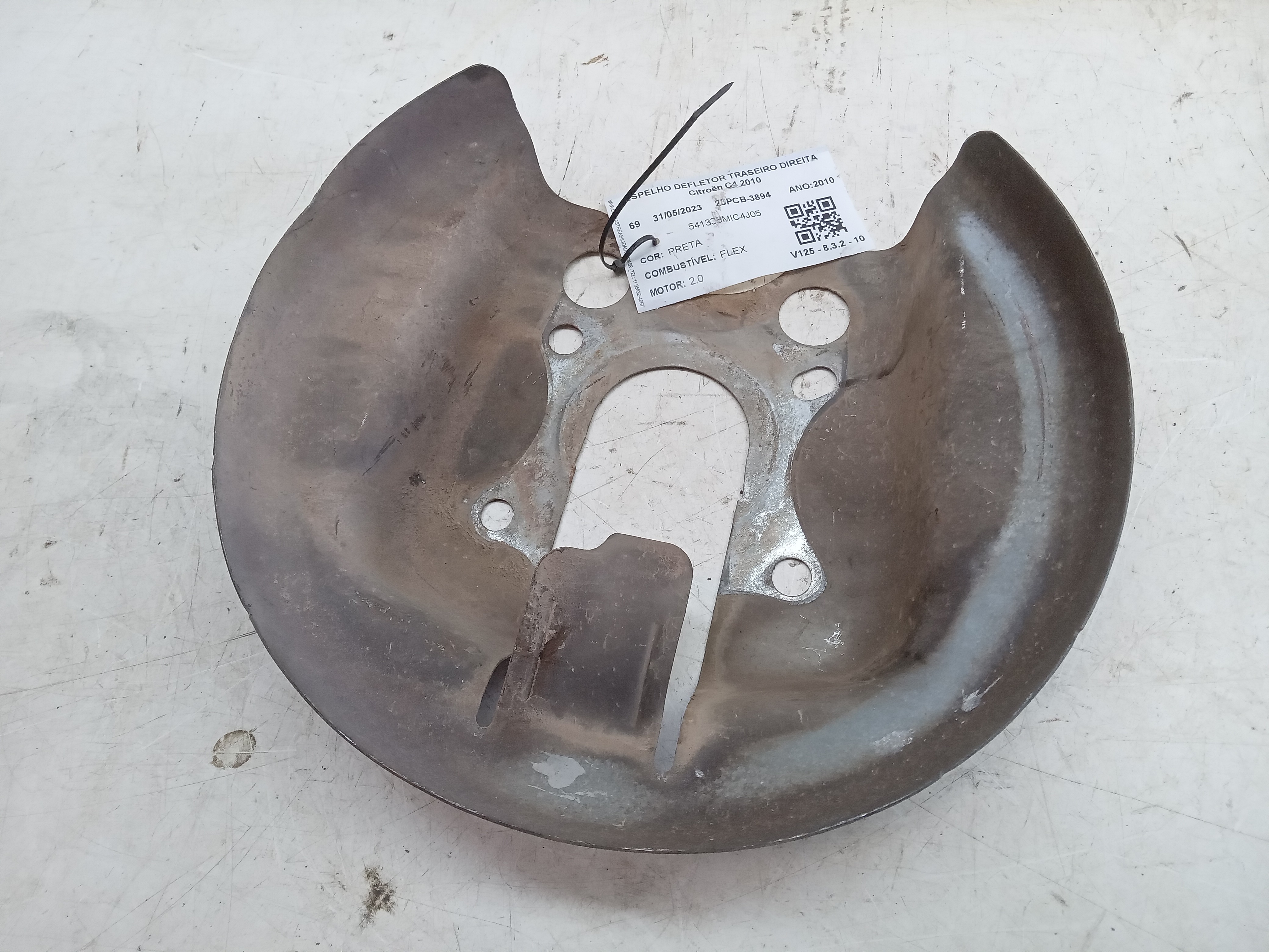 ESPELHO DEFLETOR TRASEIRO LD CITROEN C4 2010 2