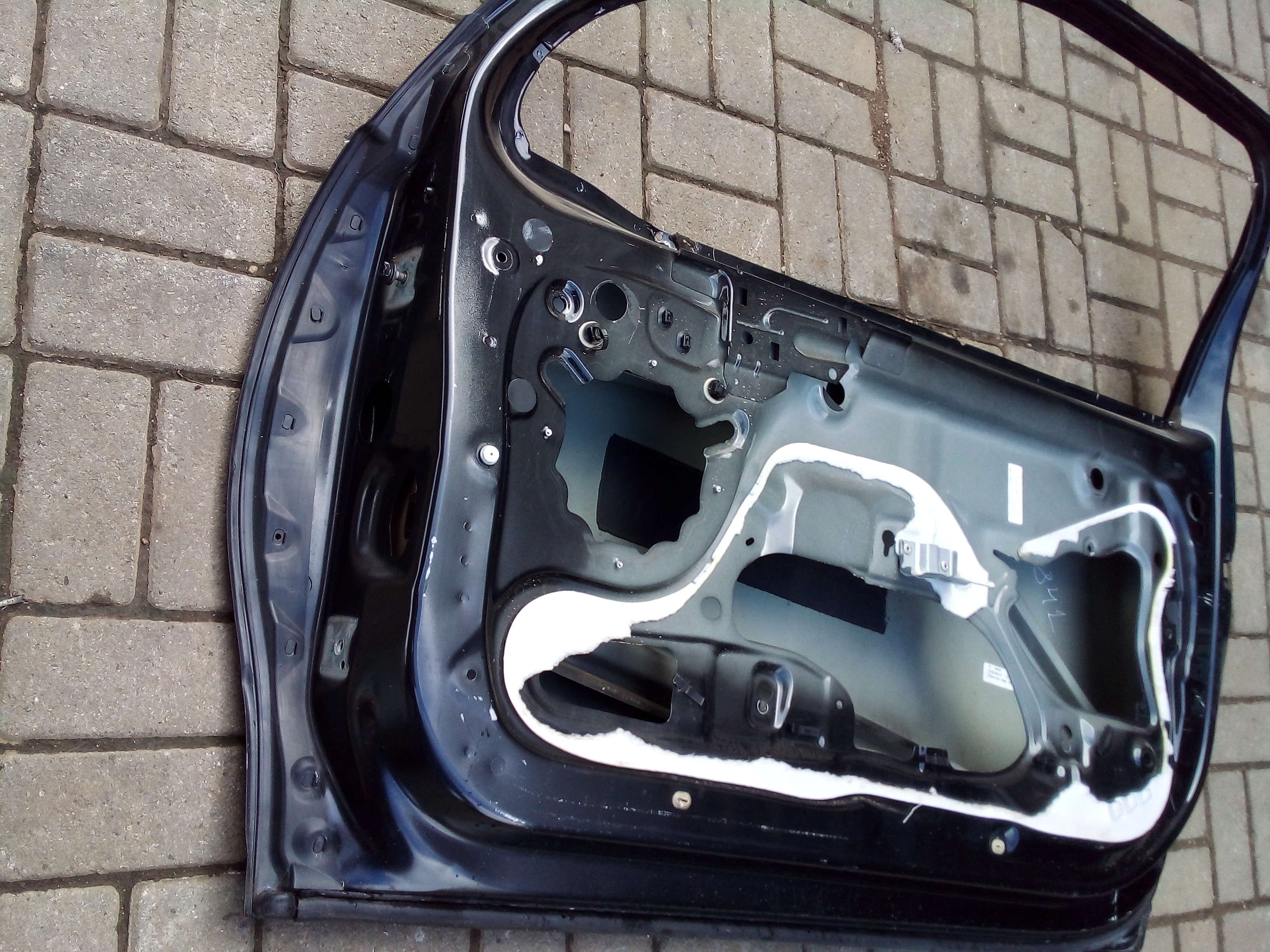 Porta Dianteira Direita Citroen Ds3 2012 Para Recuperar Dianteira Direita Preto 5