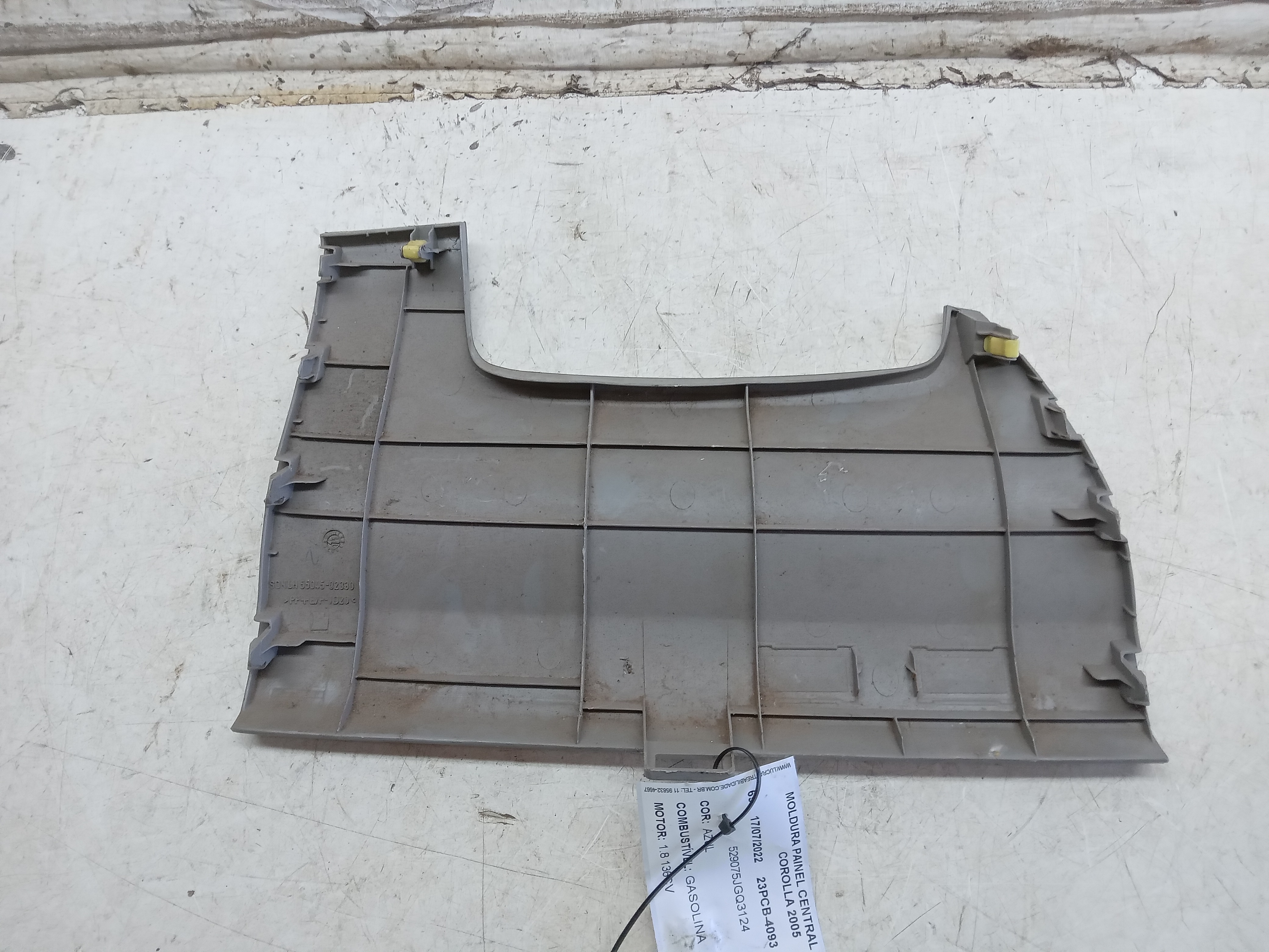 MOLDURA PAINEL CENTRAL LE TOYOTA COROLLA 2005 2