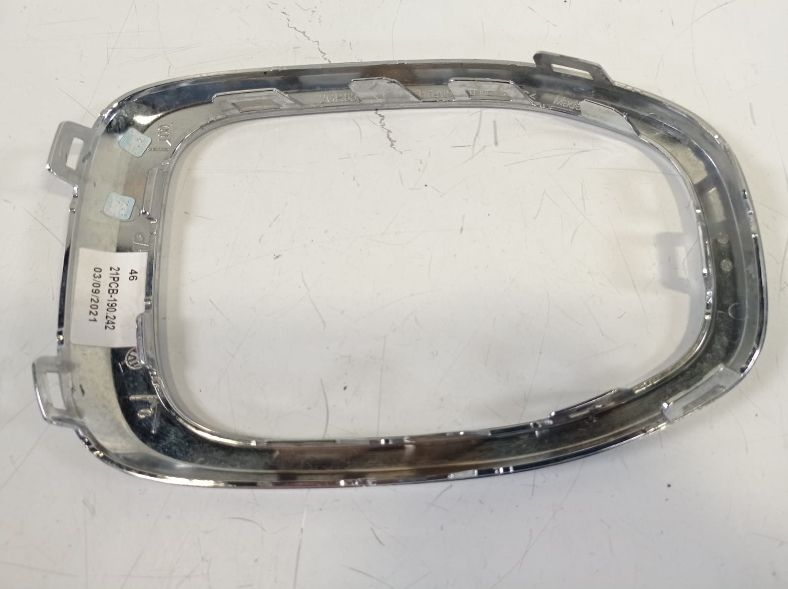 Moldura Cromada Farol Milha Neblina Direito Vw T-cross 3