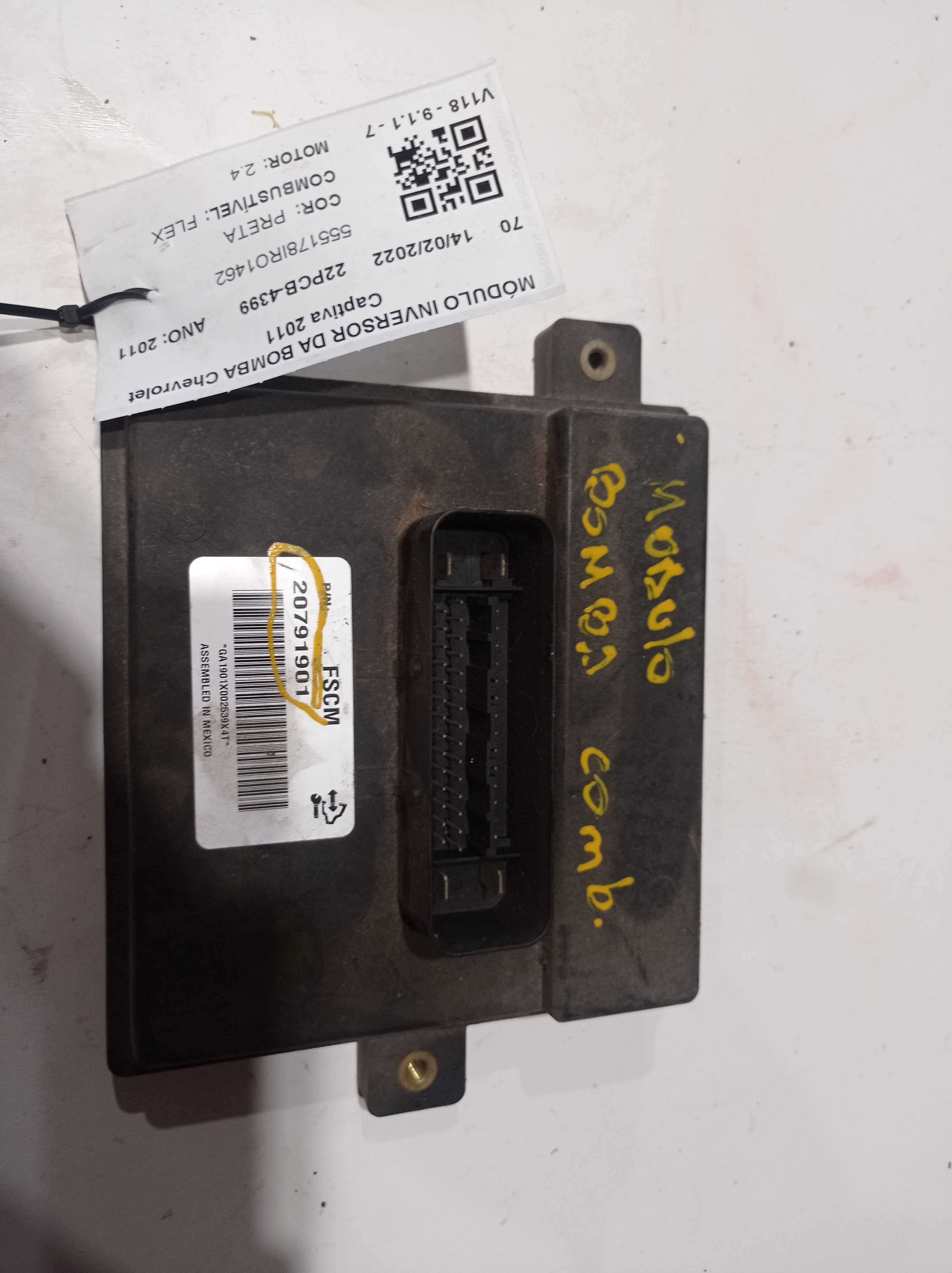 MÓDULO DA BOMBA Comb Chevrolet Captiva 2011  20791901