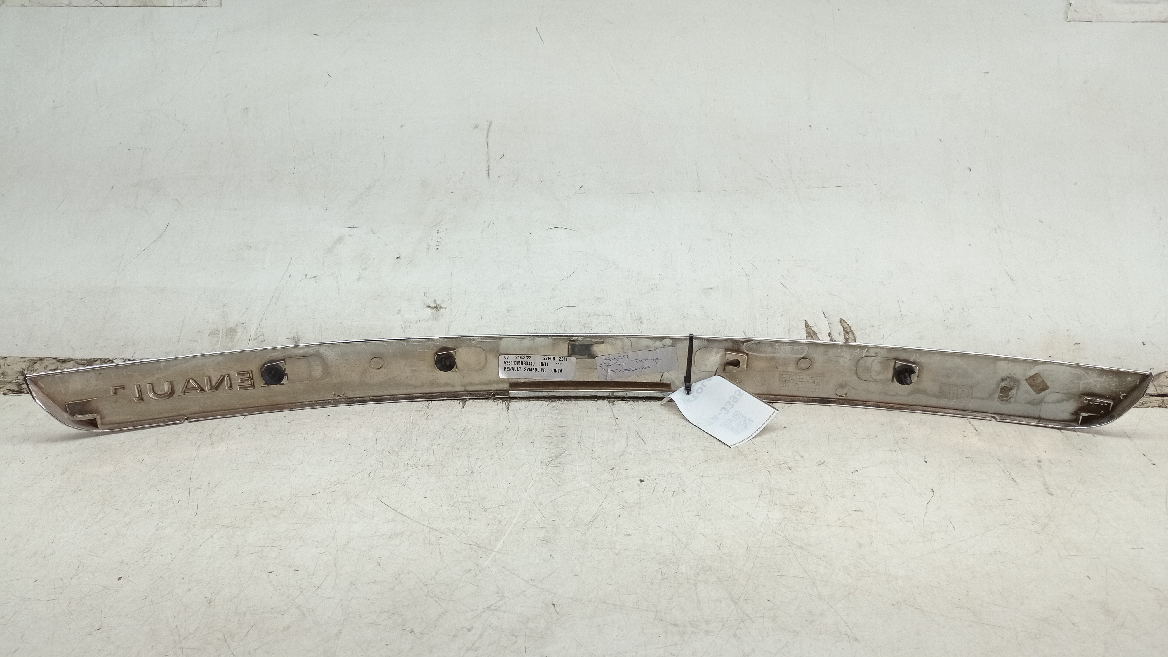 Moldura Friso Aplique Cromado Tampa Traseira Symbol 09 A13 2