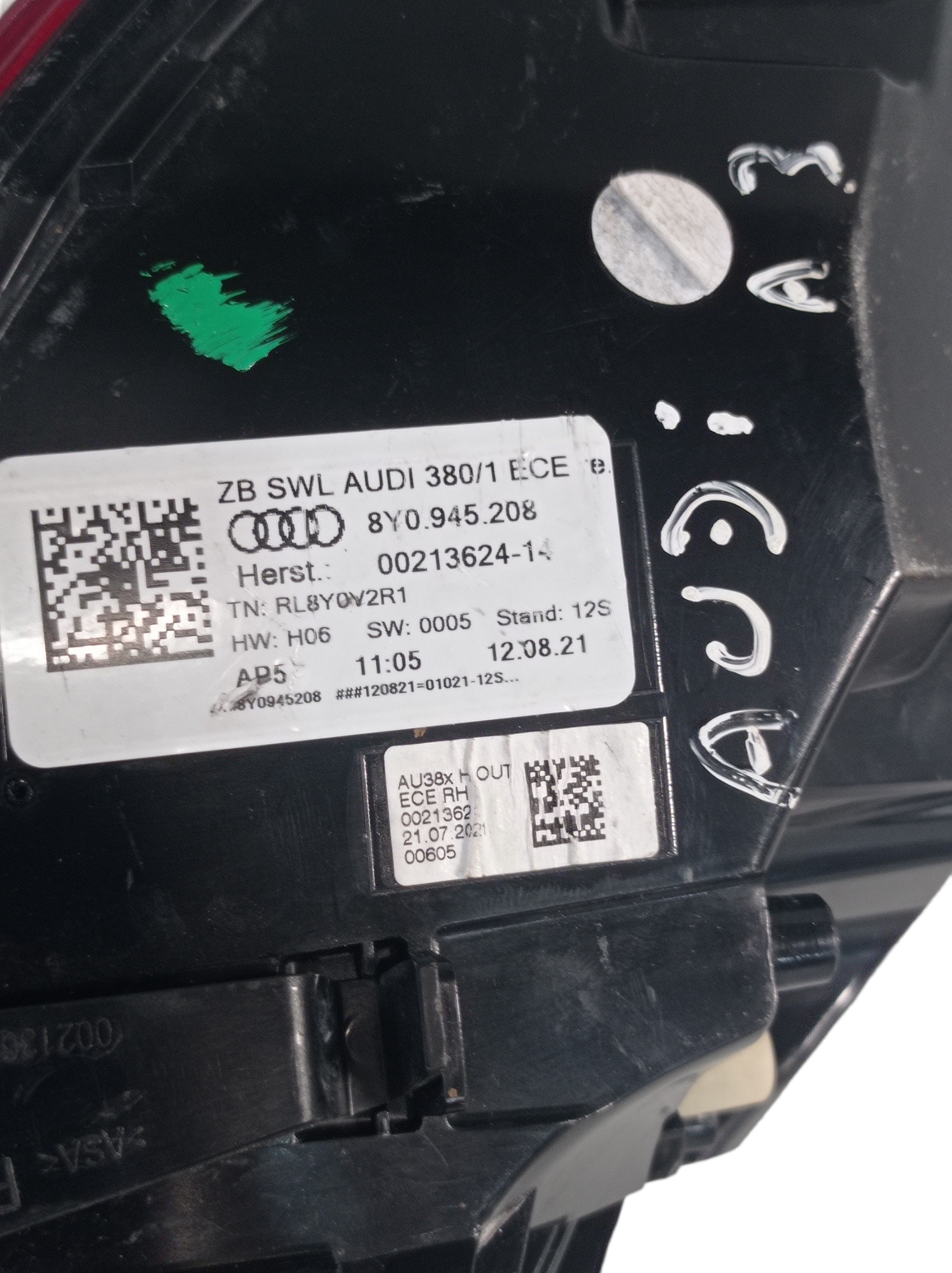 Lanterna Traseira Direita Audi A3 2021 Recuperada 5
