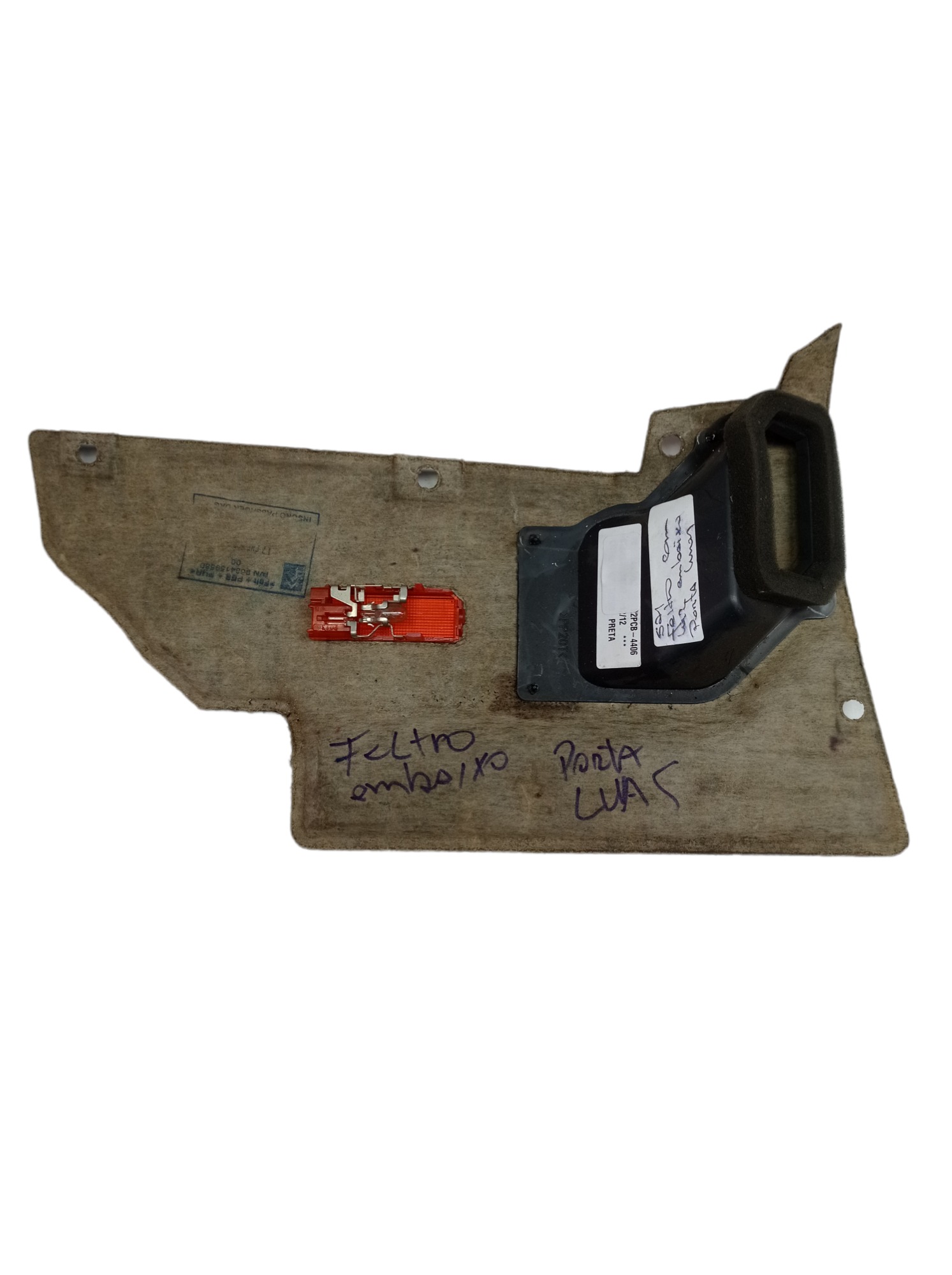 Forro Feltro Porta Luvas Citroen Ds3 Com Luz De Cortesia 4