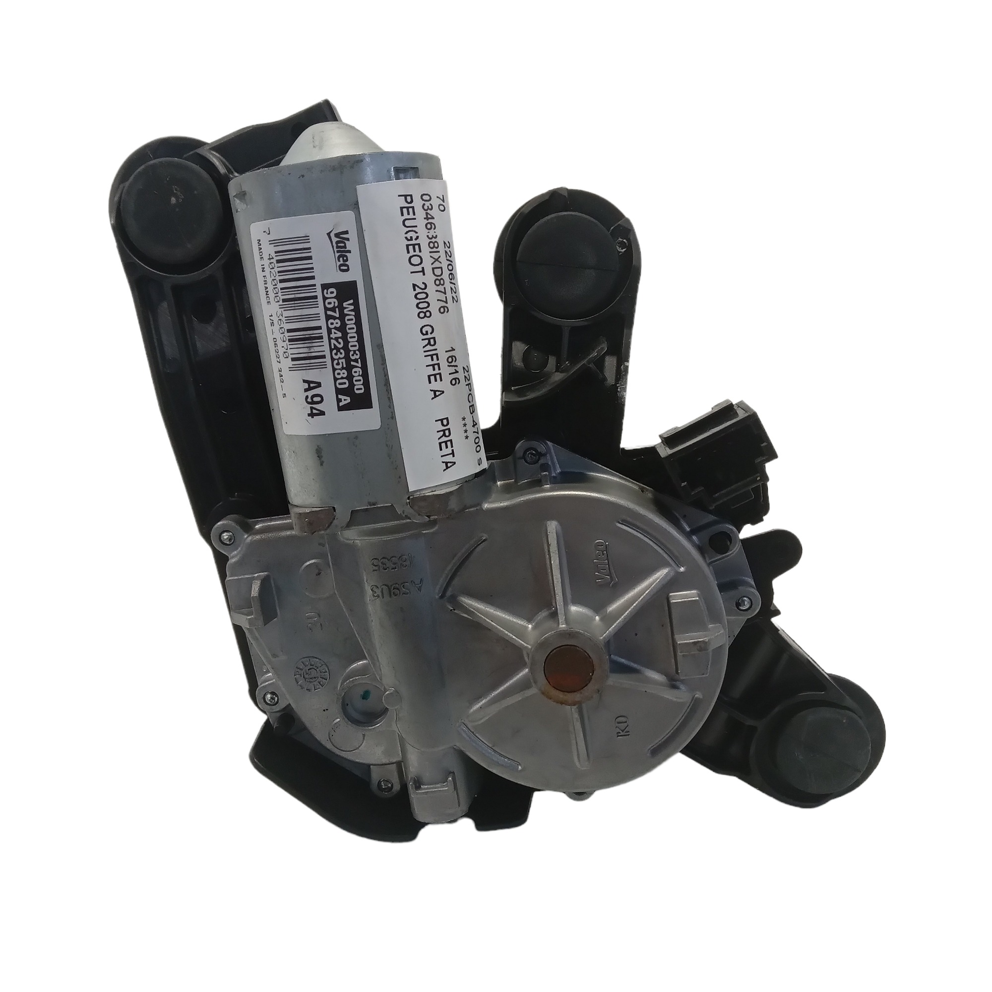 Motor Limpador Vidro Traseiro Peugeot 2008 Griffe 2016 1
