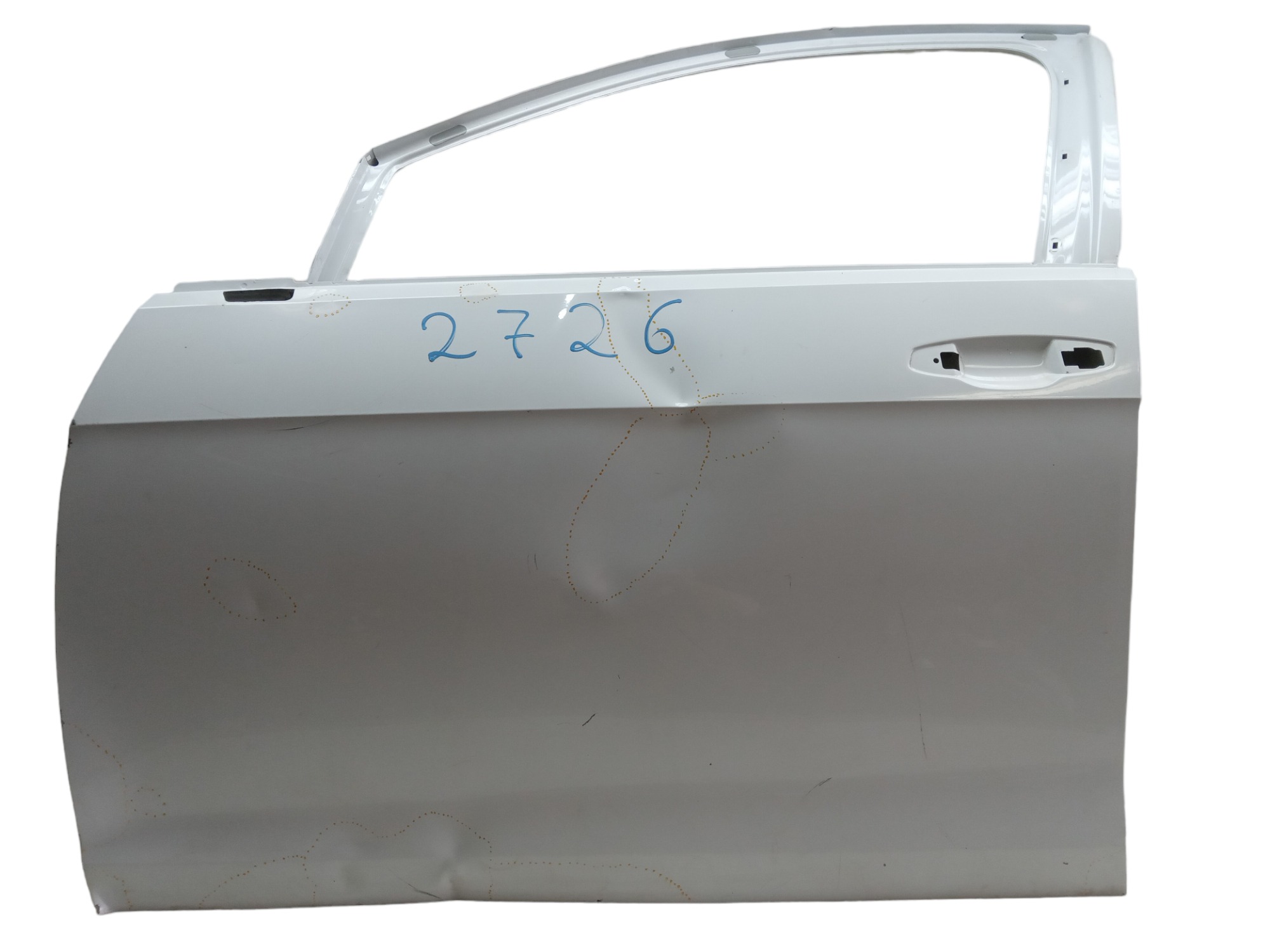 Porta Dianteira Esquerda Volkswagen Golf 2014 Para Recuperar Dianteira Esquerdo Branca 1