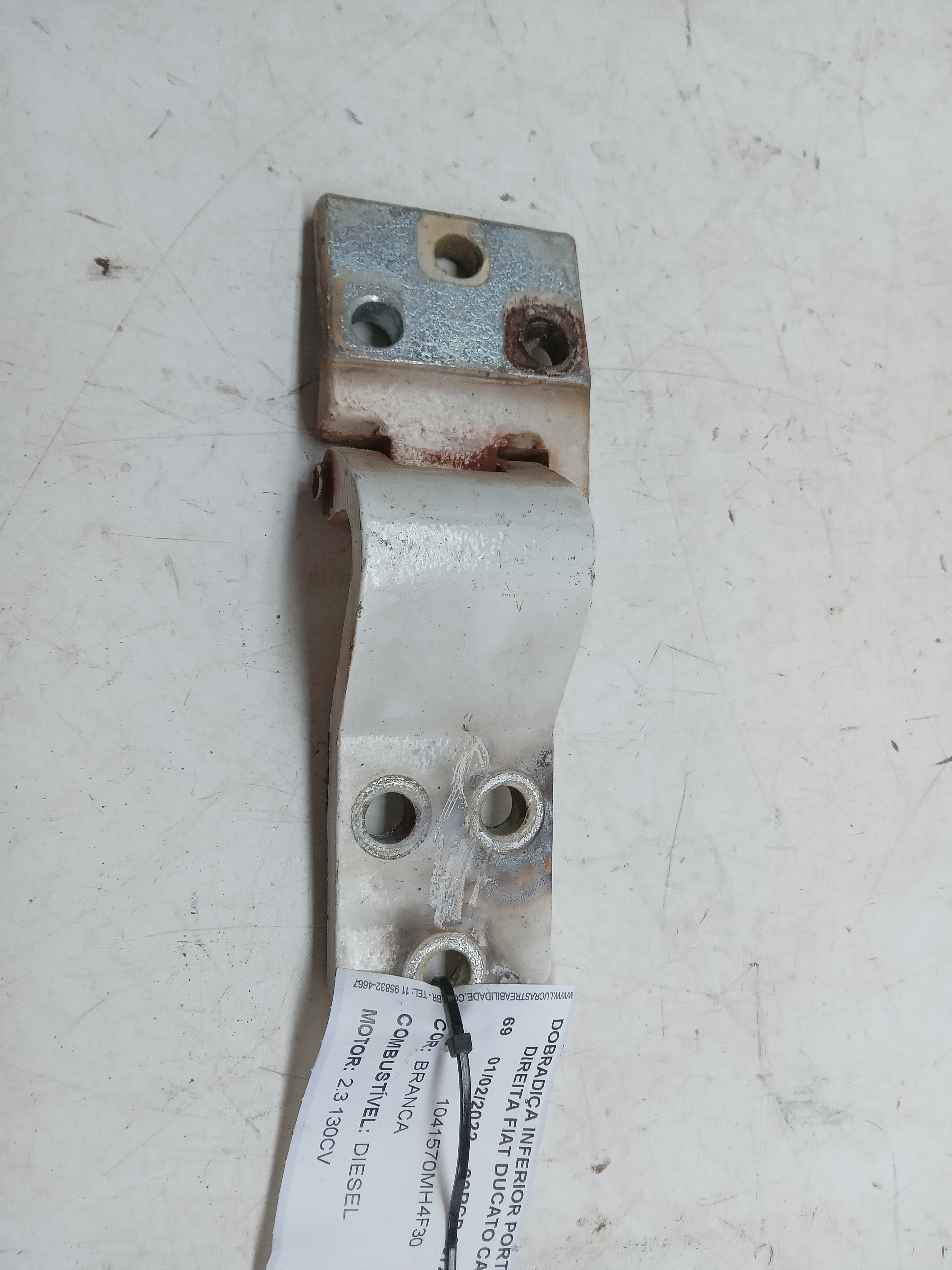 DOBRADIÇA INFERIOR PORTA DIANT LD FIAT DUCATO CARGO 2013 2