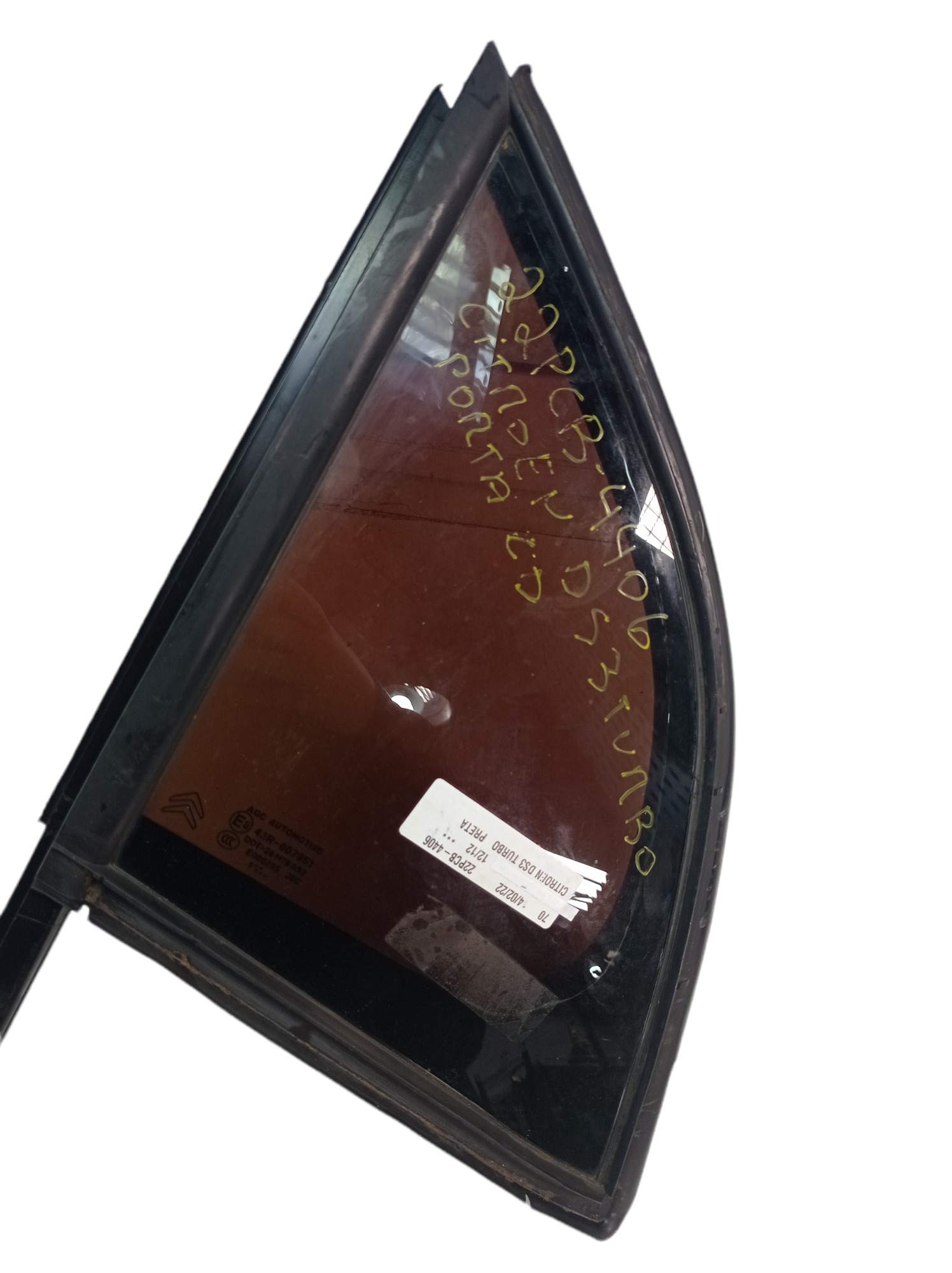 Vidro Fixo Porta Dianteira Direita Citroen Ds3 2012 5