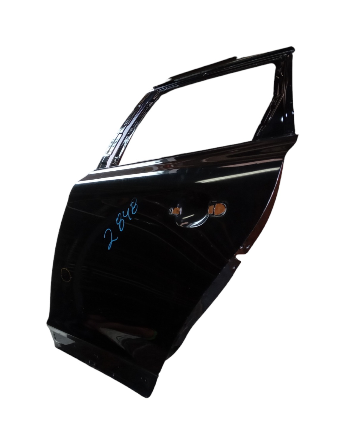 Porta Traseira Esquerda Volvo Xc60 2011 Para Recuperar Traseira Esquerdo Preta 2