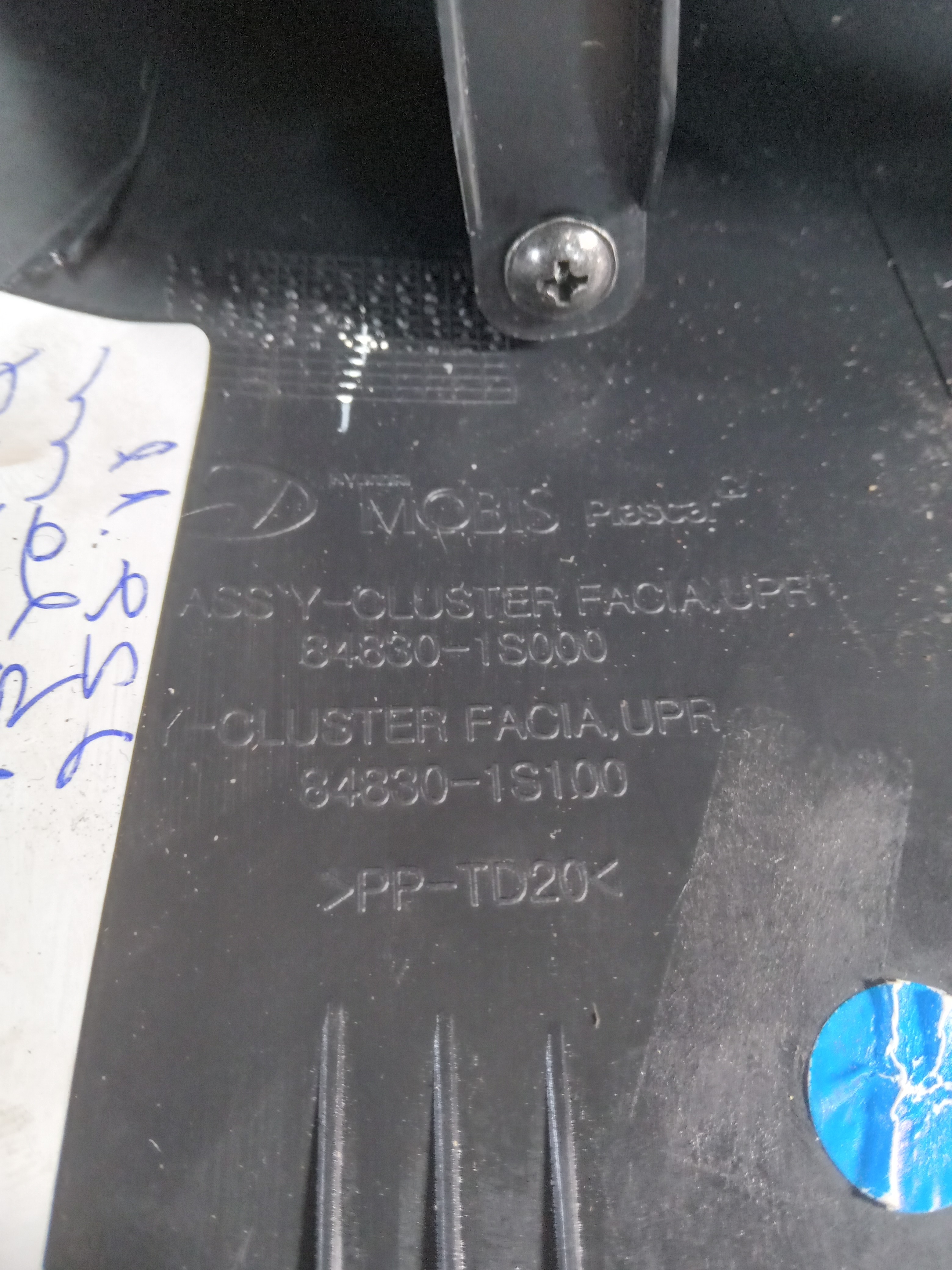 848301s000 Moldura Painel Instrumento Hyundai Hb20 2019 2
