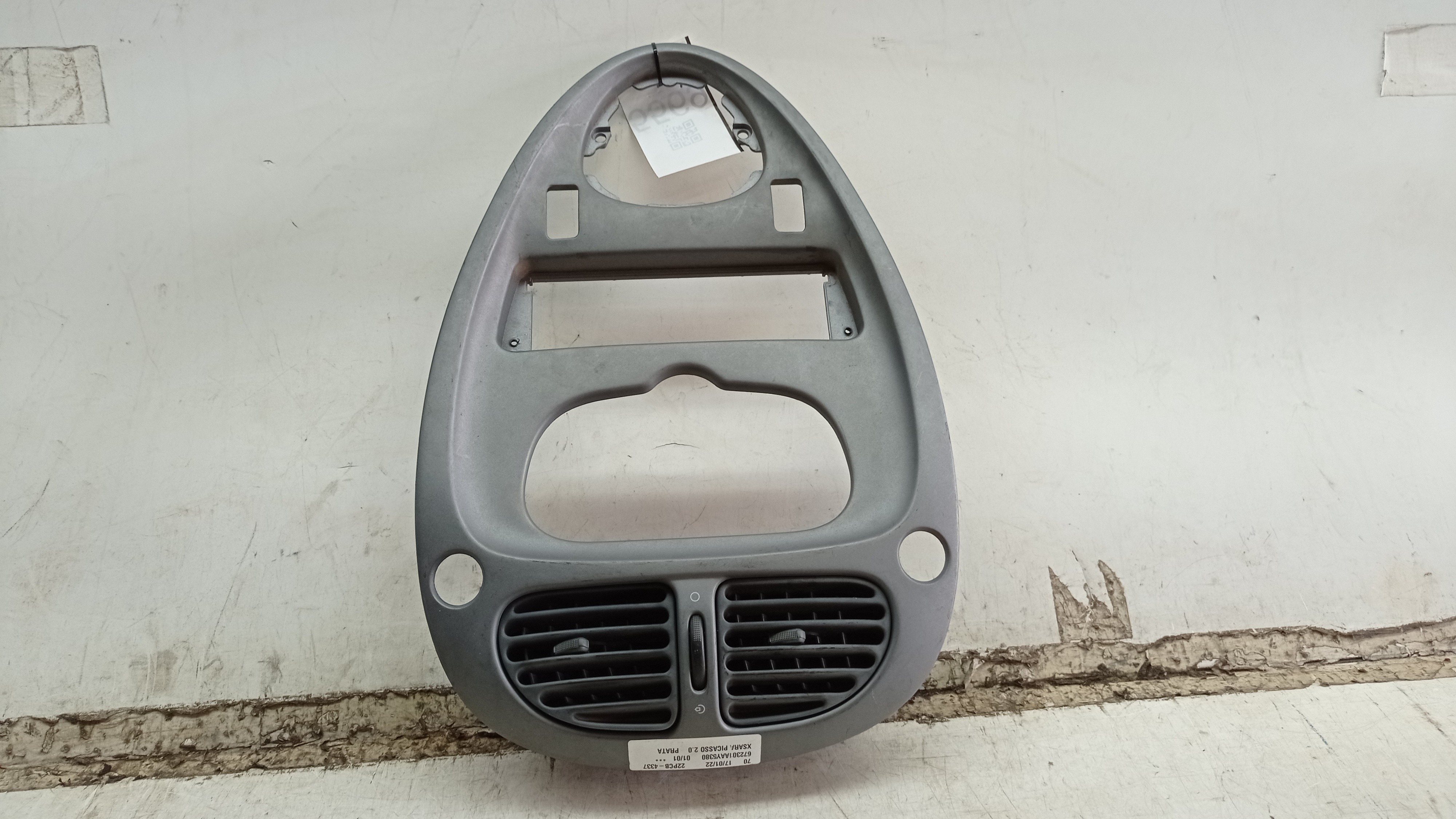 Moldura Painel Citroen Picasso Difusor 9631315877 2001 2010 2