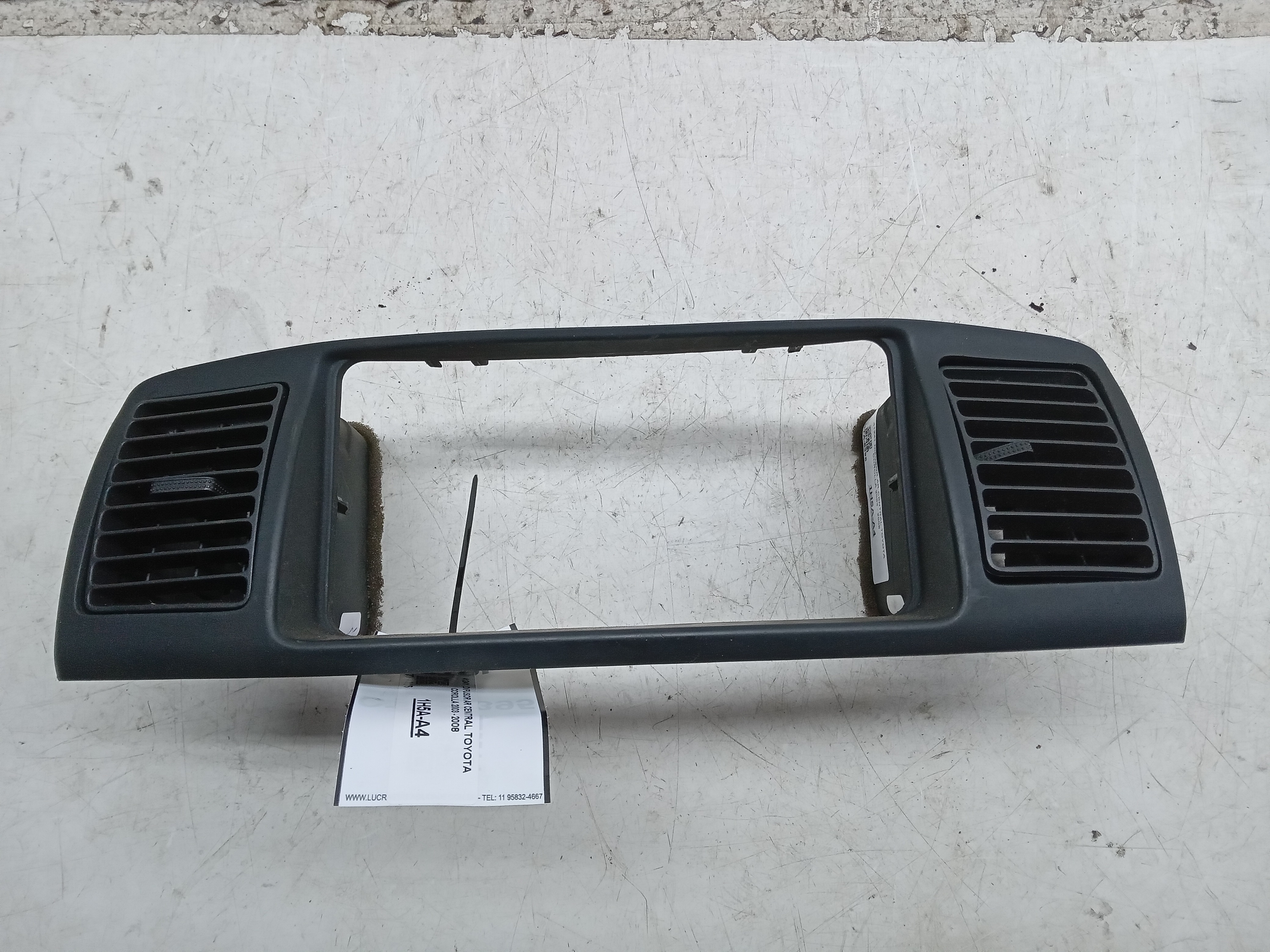MOLDURA RADIO COM DIFUSOR AR TOYOTA COROLLA 2003 3