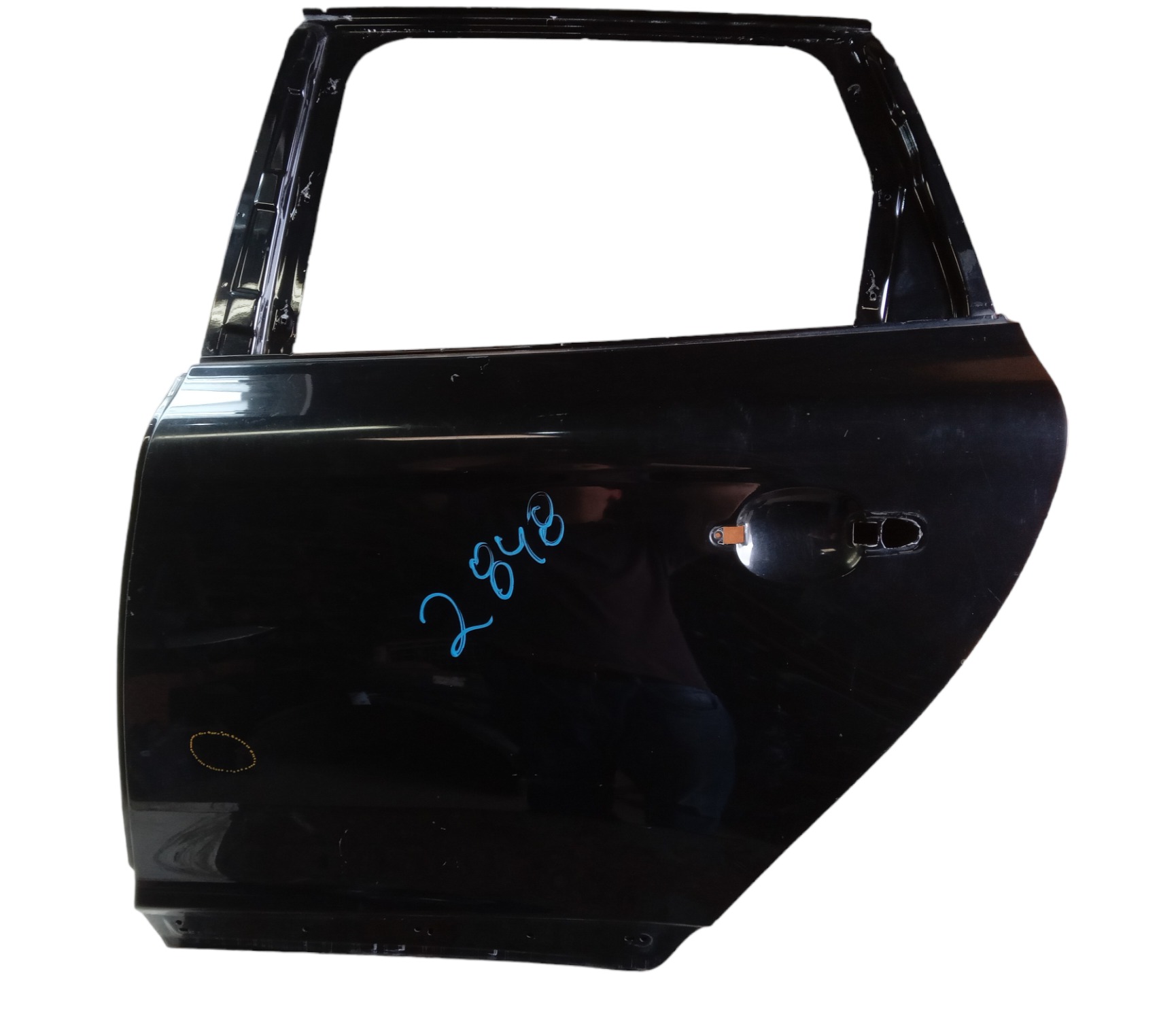 Porta Traseira Esquerda Volvo Xc60 2011 Para Recuperar Traseira Esquerdo Preta 1