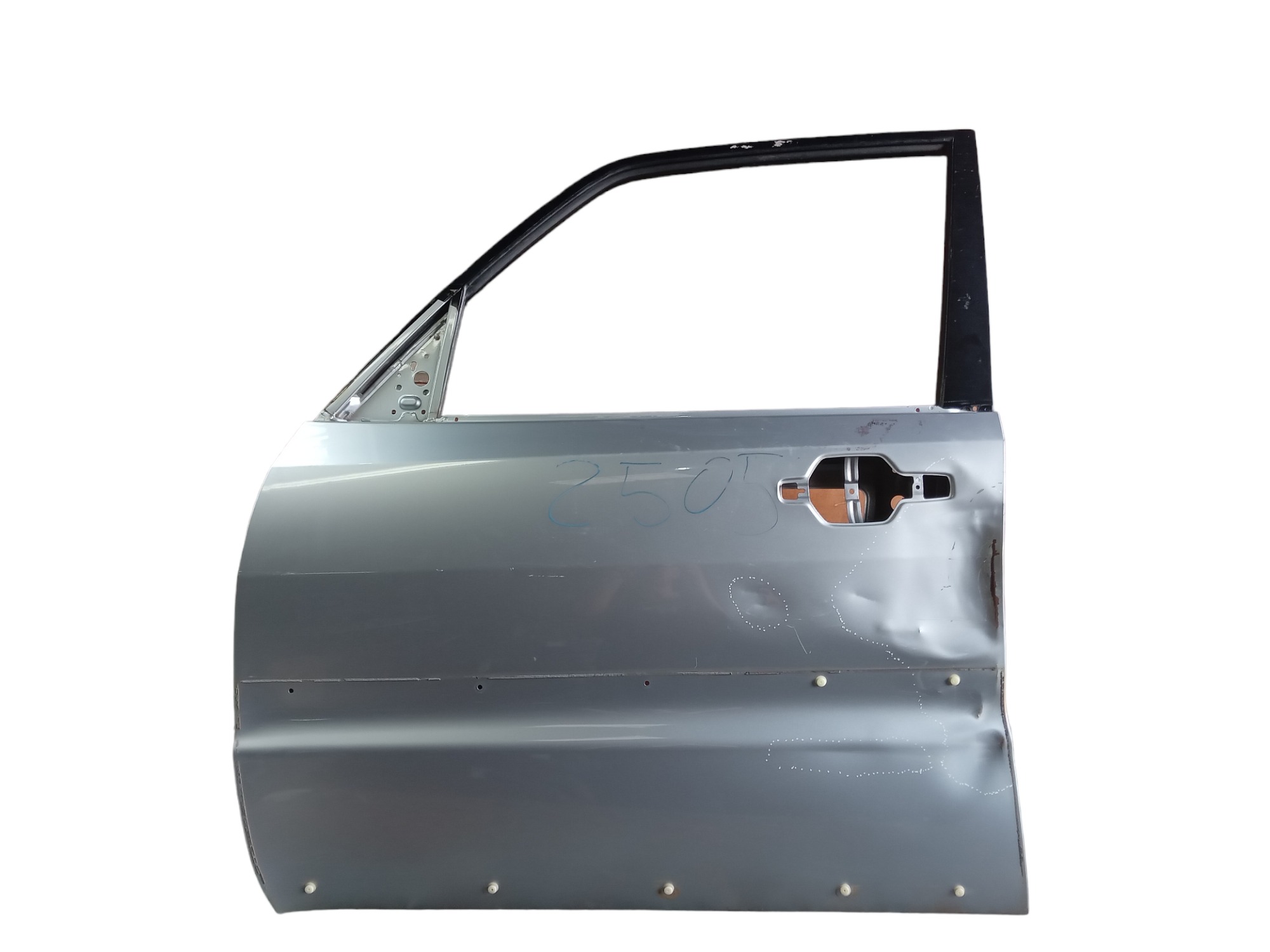 Porta Dianteira Esquerda Mmc Pajero 2011 Para Recuperar Dianteira Esquerdo Prata 1