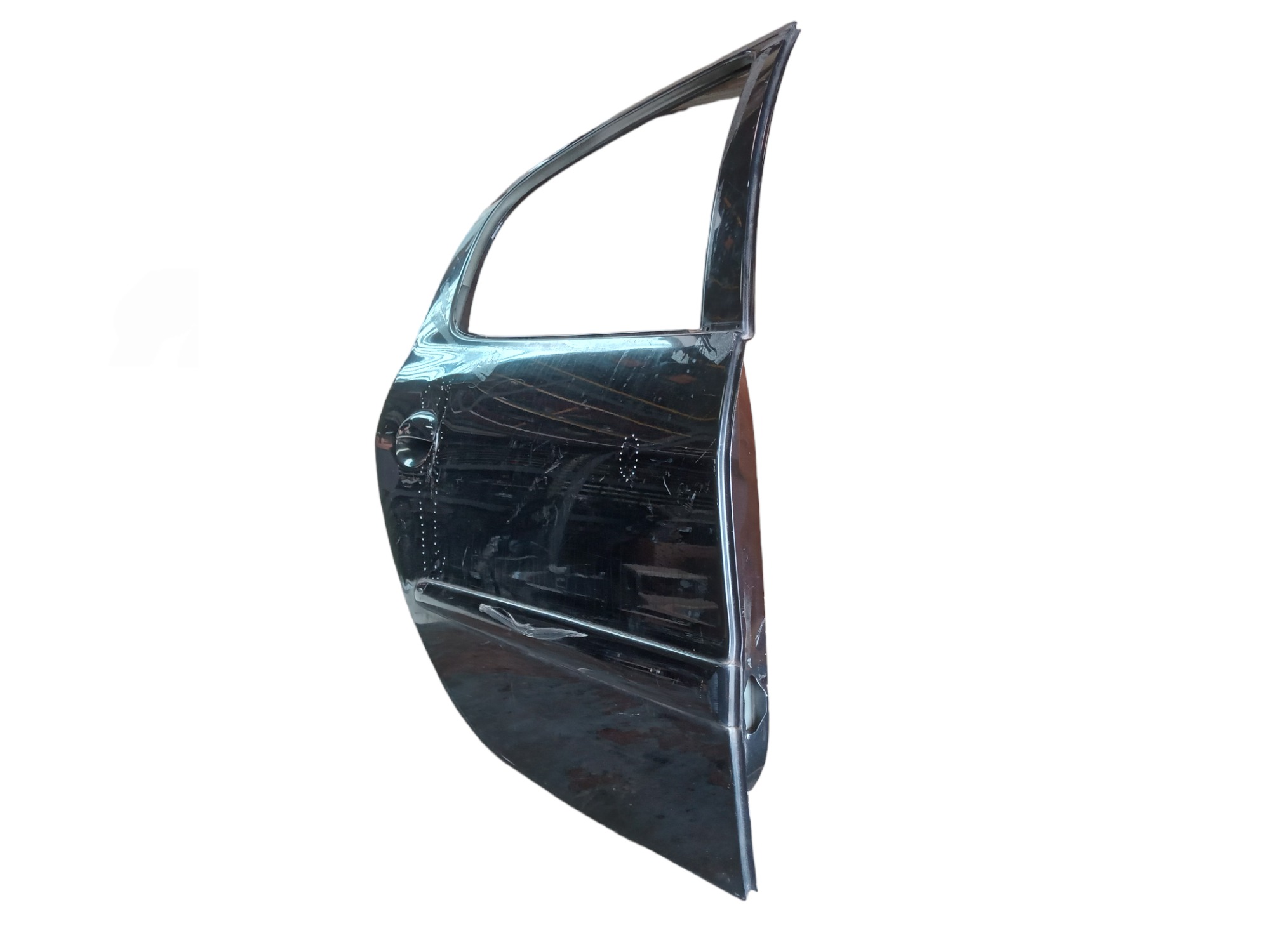 Porta Traseira Direita Peugeot 207 2010 Para Recuperar Traseira Direito Preto 2